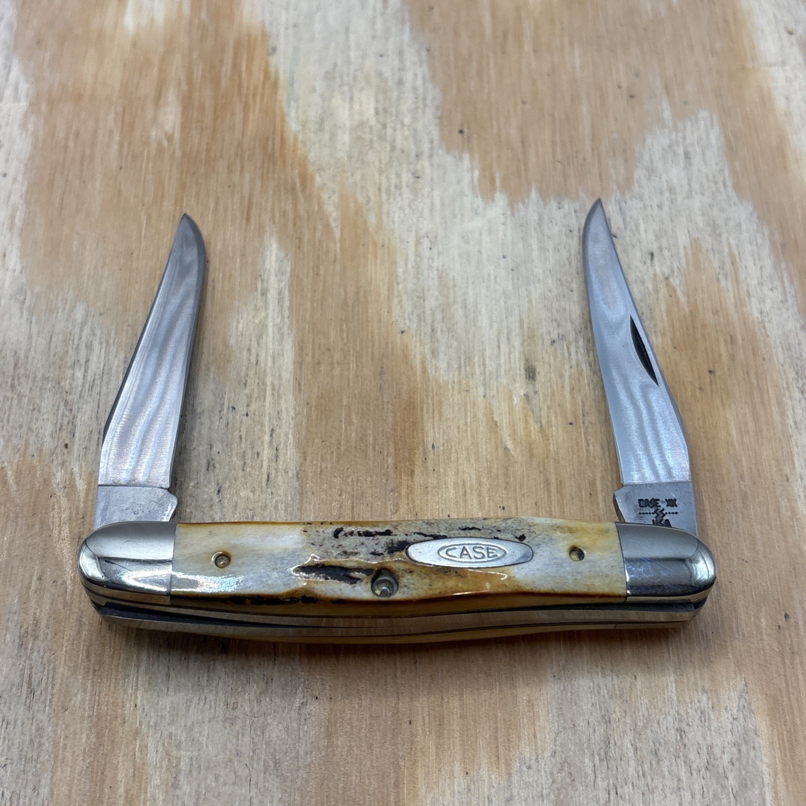 Vintage Case XX 1981 Genuine Fat Stag Muskrat Knife - Unused NM Excellent