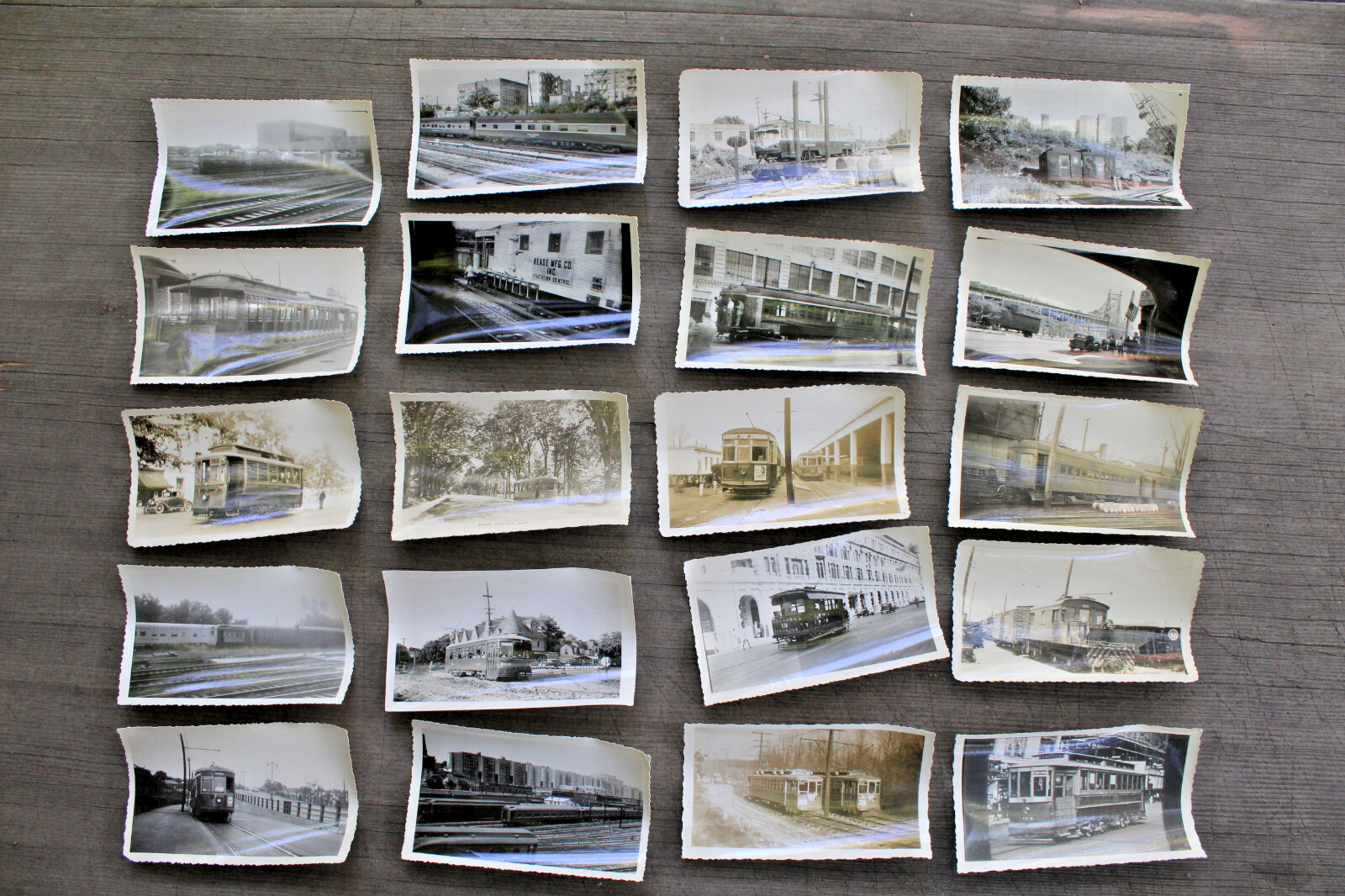 20 Railroad Trolleys and Train Photos 1930 Vintage New York Area b2 20 Railroad Trolleys and Train Photos 1930 Vintage New York Area b2