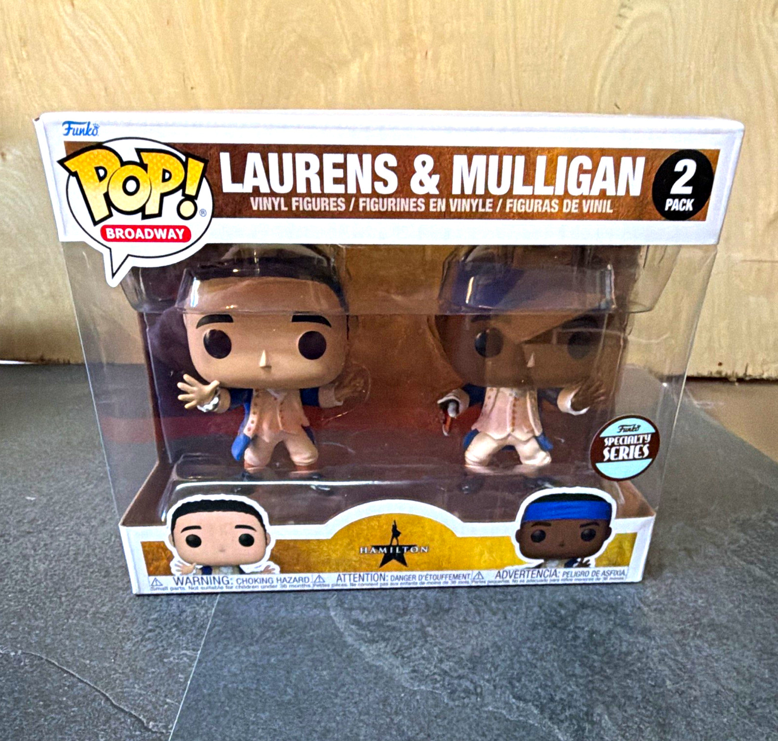 Funko Pop Broadway Hamilton Laurens & Mulligan Specialty Series 2-Pack