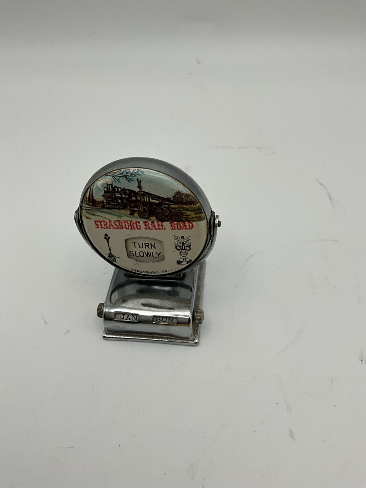 vintage Strasburg Rail Road souvenir perpetual desk calendar vintage Strasburg Rail Road souvenir perpetual desk calendar