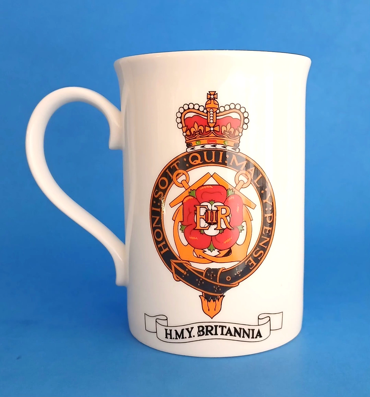 H.M.Y. Brittania Mug from Her Majesty\'s Yacht (H.M.Y.) Britannia Bone China H.M.Y. Brittania Mug from Her Majesty\'s Yacht (H.M.Y.) Britannia Bone China