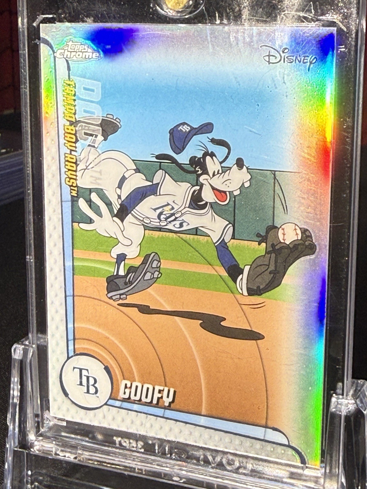 2025 Topps Chrome Disney Goofy Tampa Rays SSP