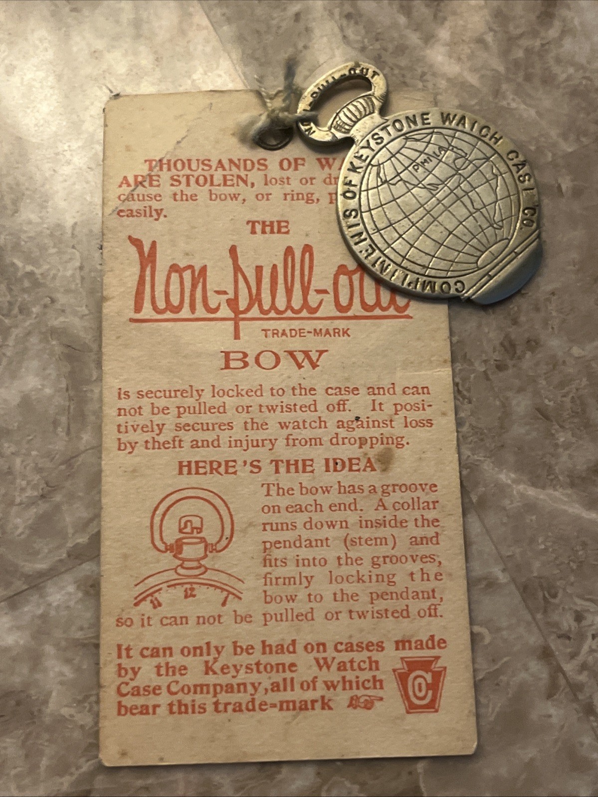 1893 Columbian Exposition Watch Case Opener RARE