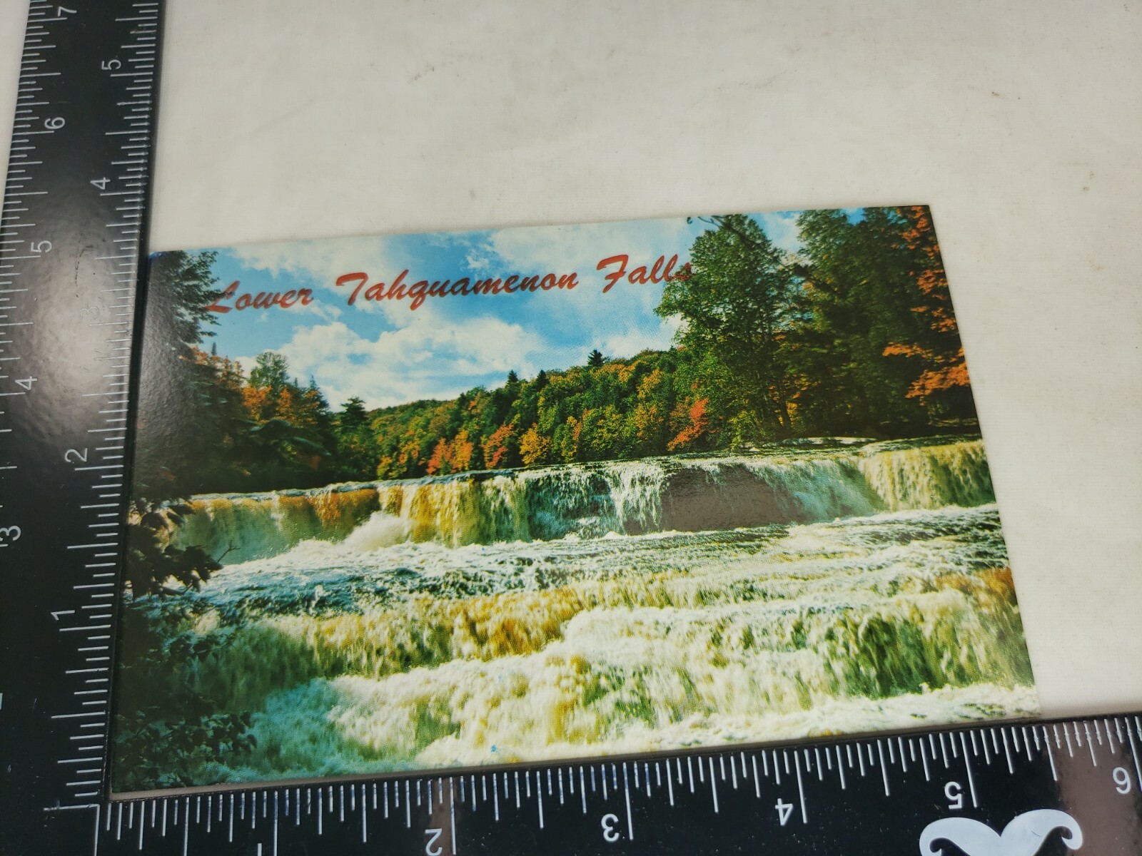 Postcard Lower Tanquamenon Falls Michigan  VTG