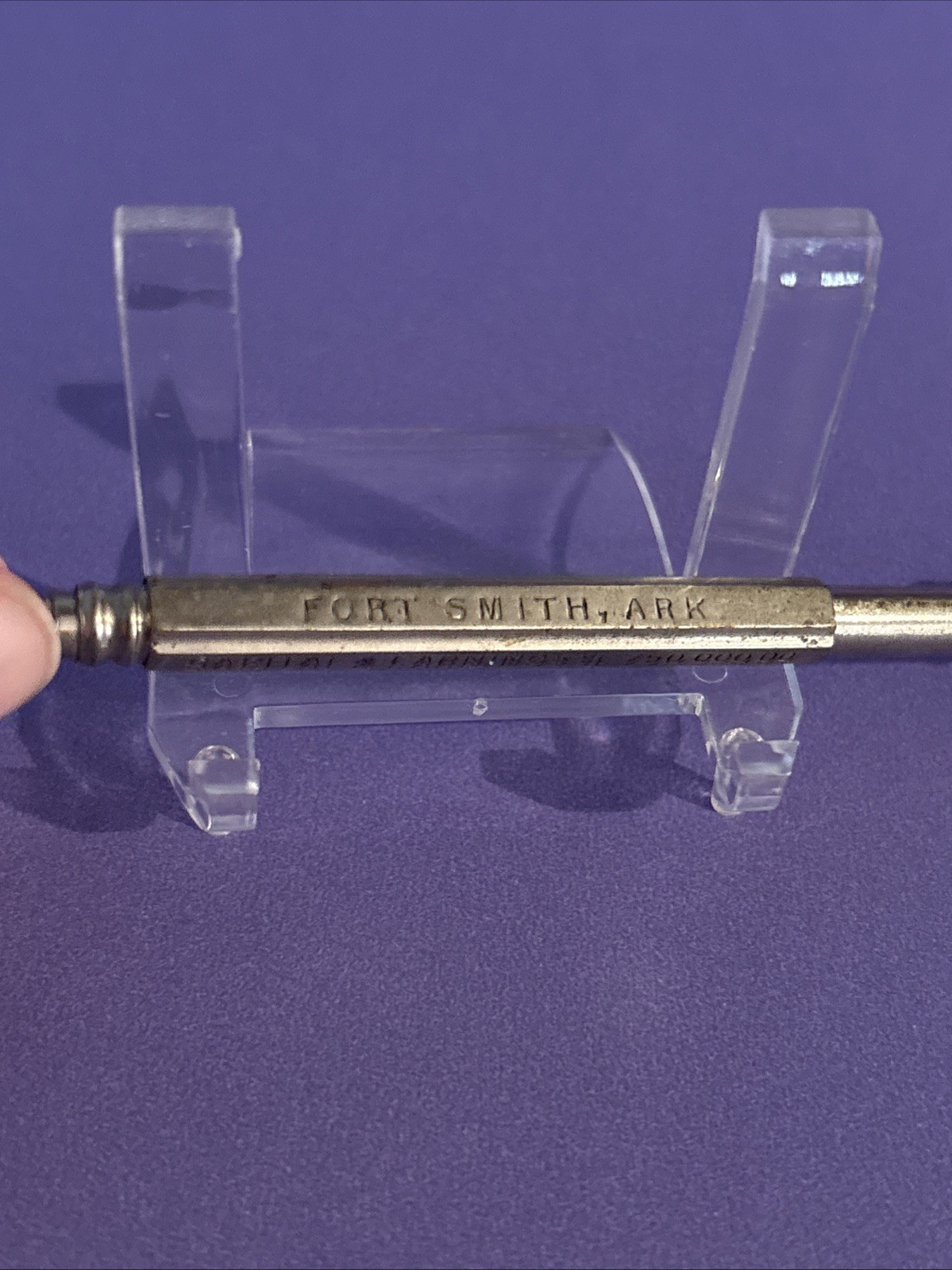 Vtg Fort Smith, Arkansas First National Bank Ad Mech Pencil 