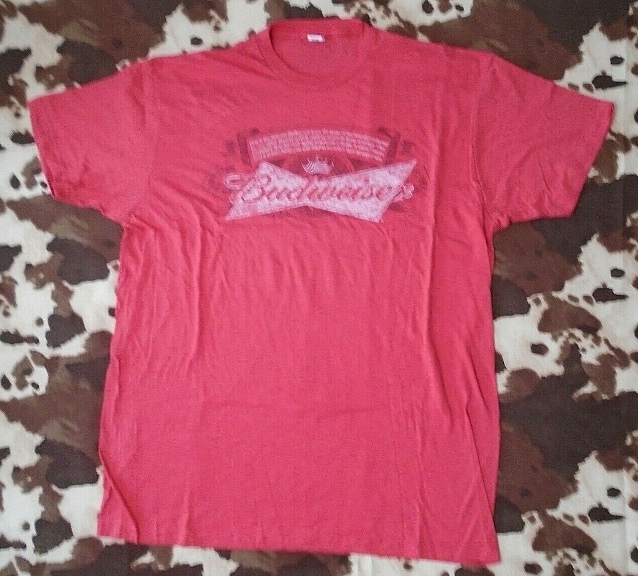 Dunbrooke Premium Apparel Budweiser Bud Red SS T Shirt XL Dunbrooke Premium Apparel Budweiser Bud Red SS T Shirt XL