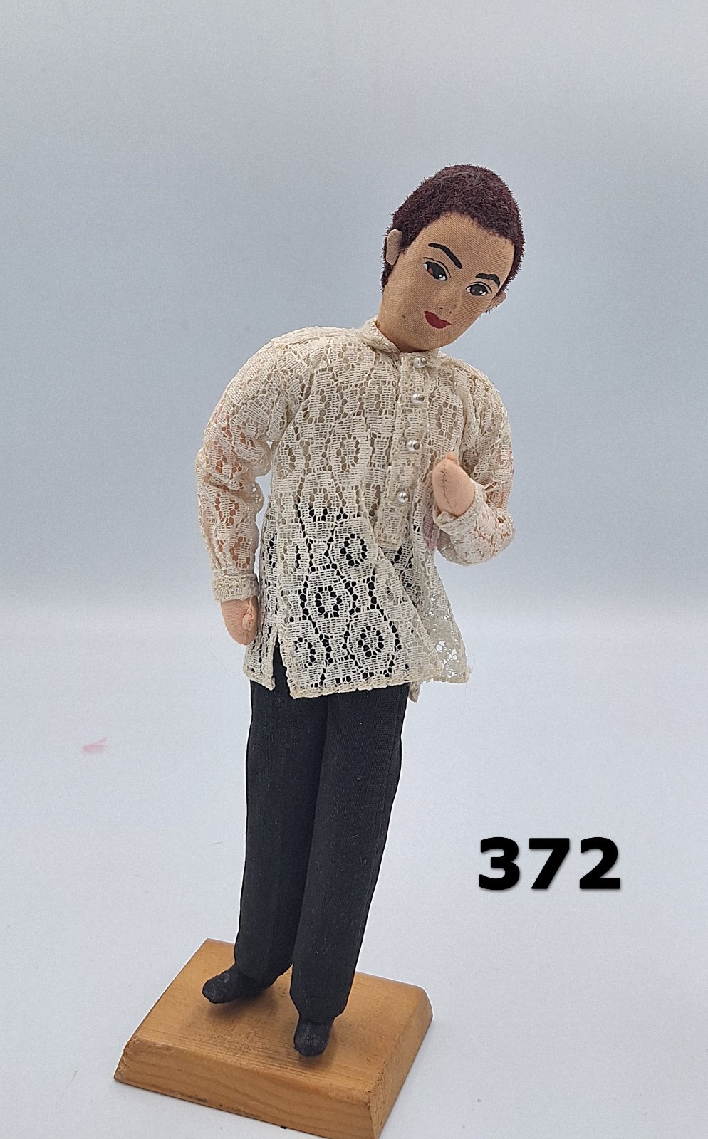 Vintage folk male doll form the philippines