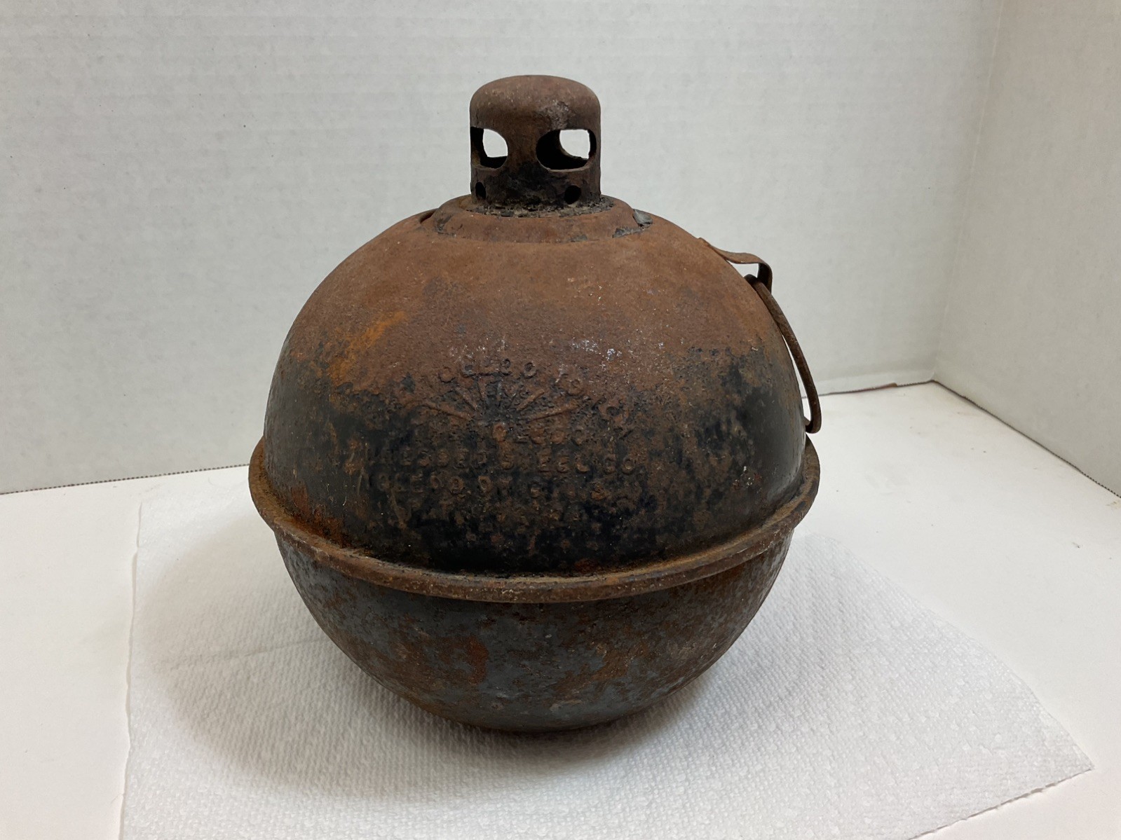 Vintage Toledo Pressed Steel Co. Torch Smudge Pot Road Flare Vintage Toledo Pressed Steel Co. Torch Smudge Pot Road Flare