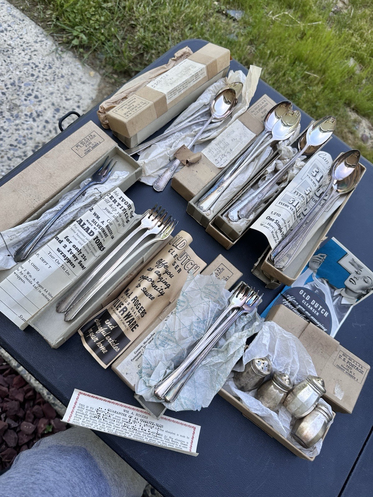 William Rogers Oneida Silver Plated FLATWARE 22” Diff Ice Tea , Seafood,S & P William Rogers Oneida Silver Plated FLATWARE 22” Diff Ice Tea , Seafood,S & P