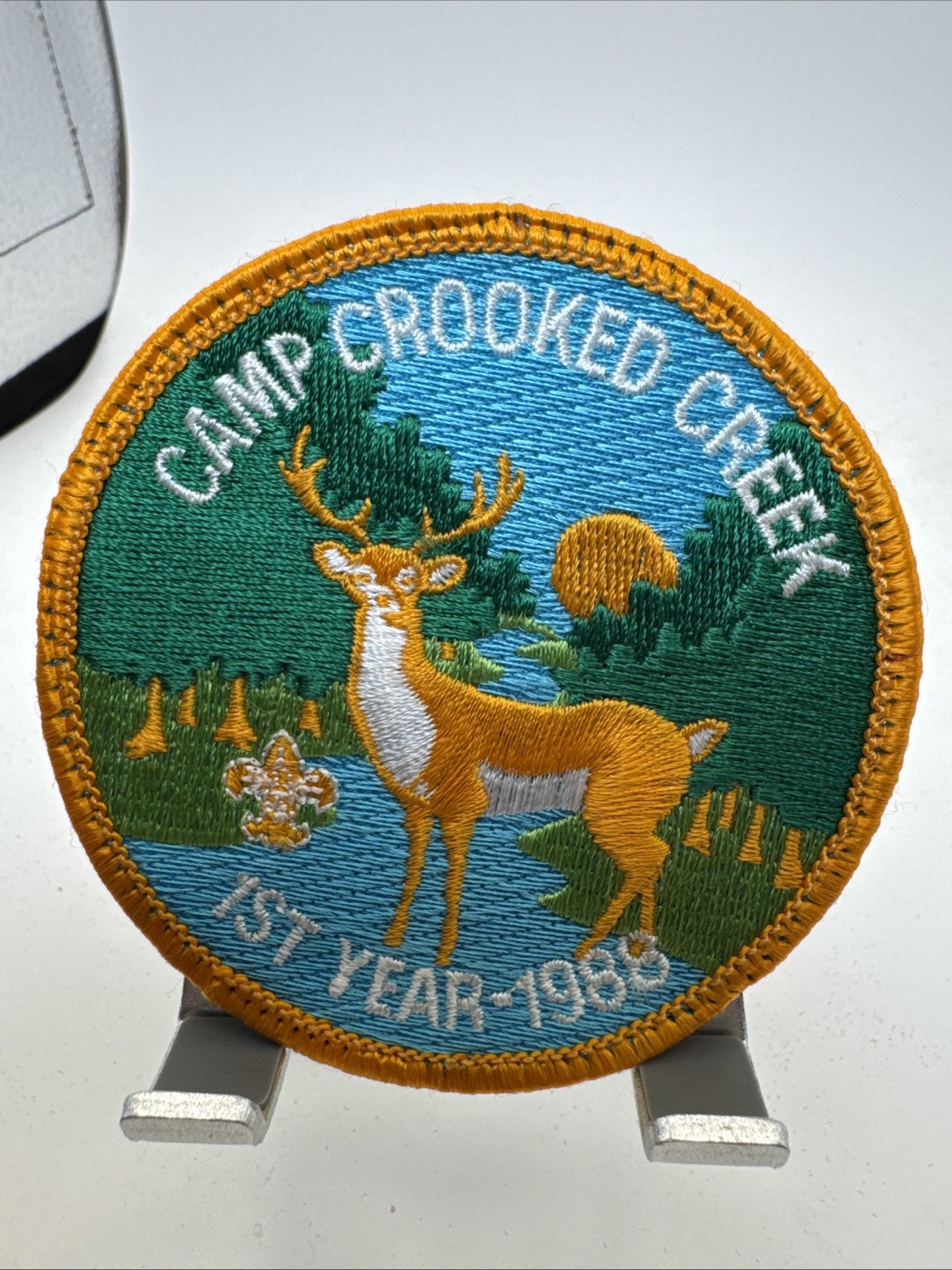 BSA Camp Crooked Creek 1st Year-1988 Patch BSA Camp Crooked Creek 1st Year-1988 Patch