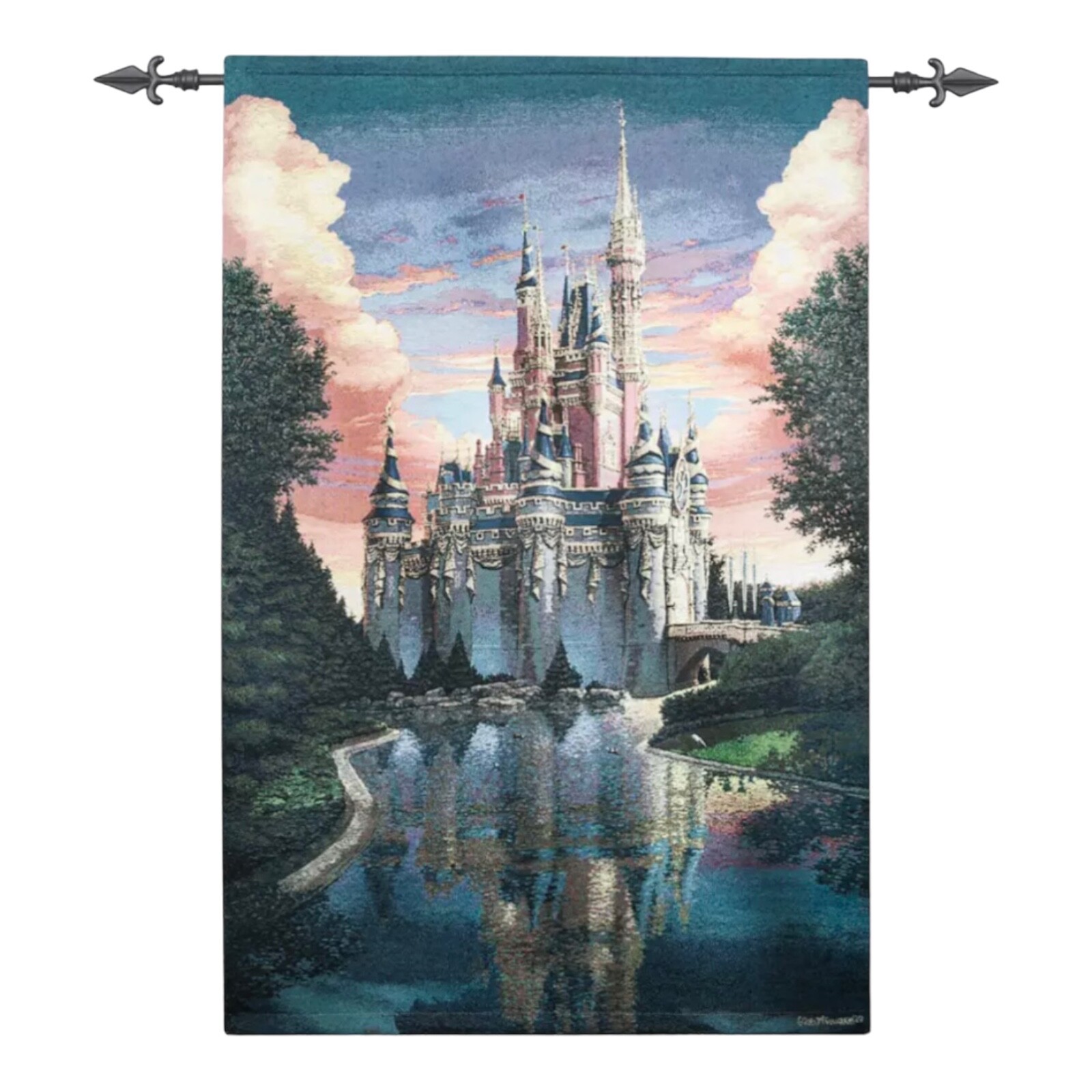 2021 Disney Parks Walt Disney World 50th Anniversary Cinderella Castle Tapestry 2021 Disney Parks Walt Disney World 50th Anniversary Cinderella Castle Tapestry