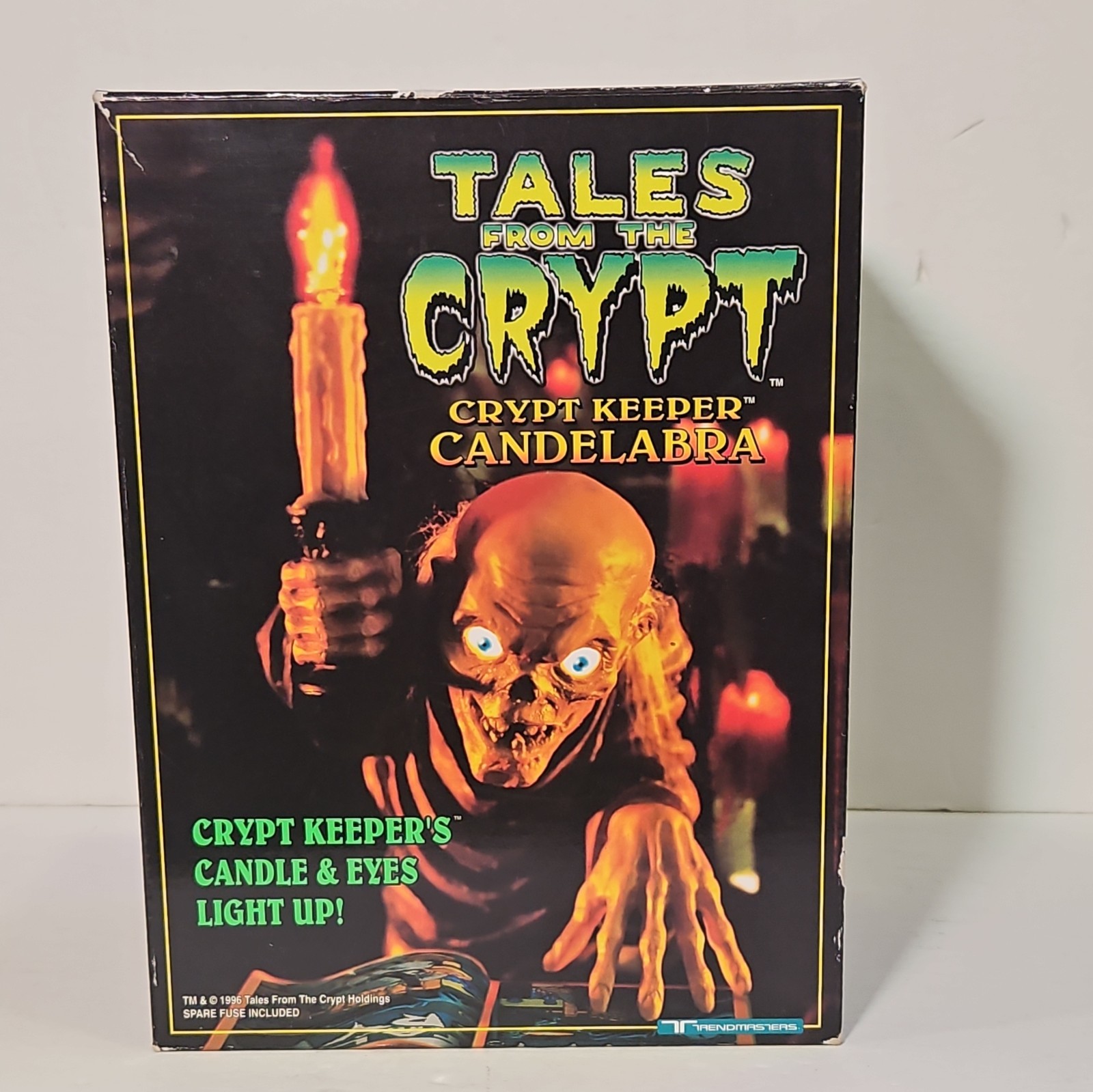 Trendmasters - Tales From The Crypt Candelabra Crypt Keeper Light Up - WORKING Trendmasters - Tales From The Crypt Candelabra Crypt Keeper Light Up - WORKING