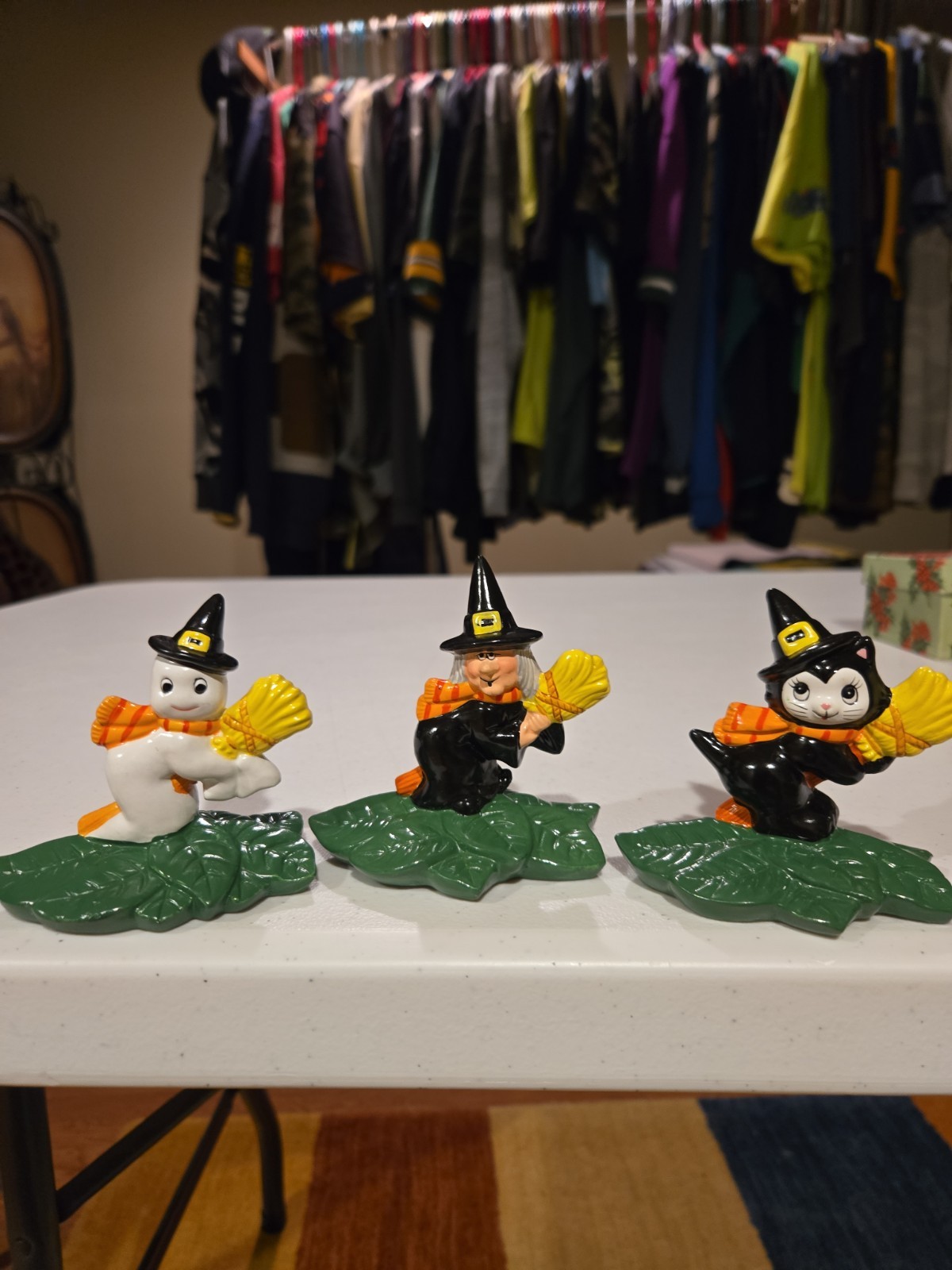 Lefton Halloween Figurines