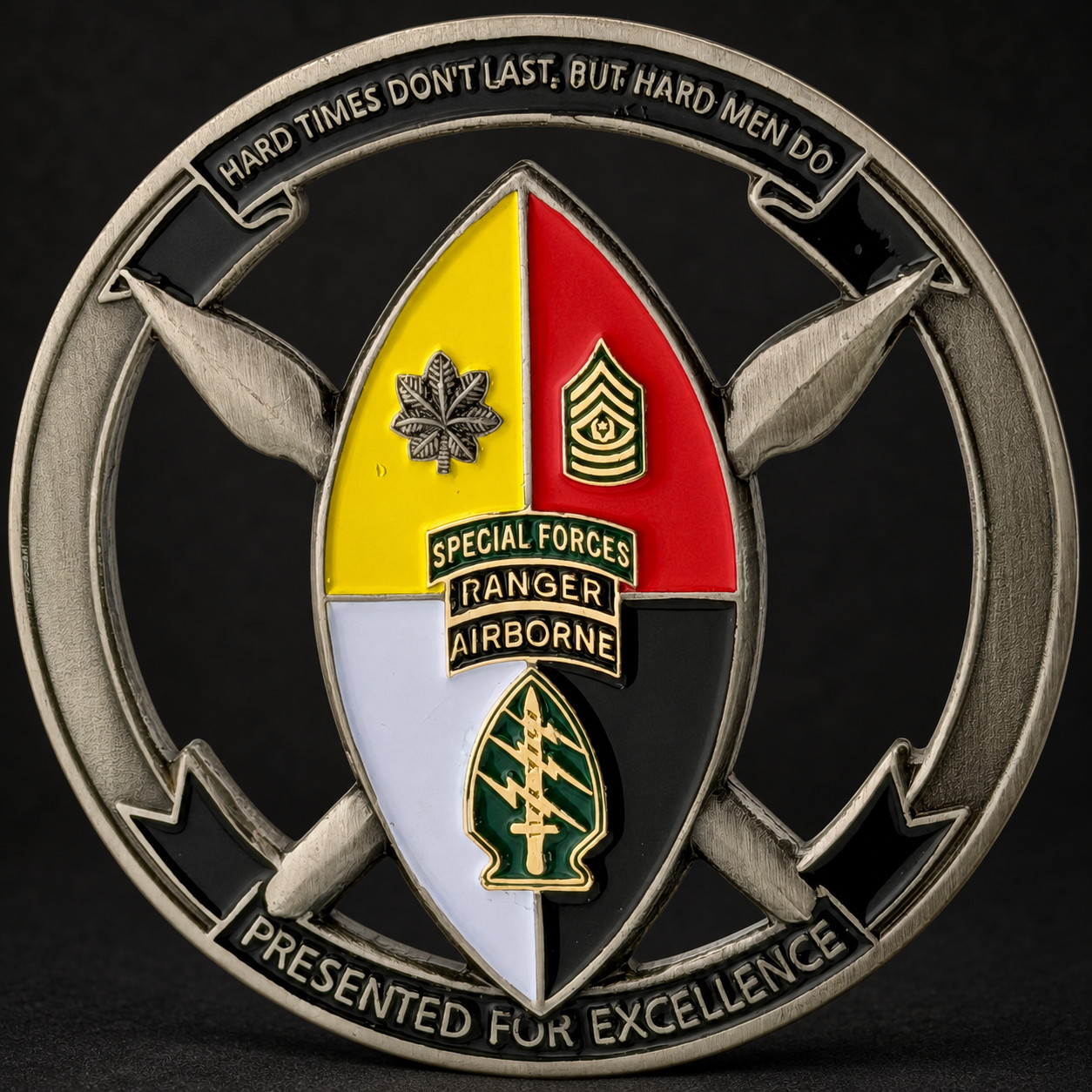 3rd Special Forces Group 3rd Battalion Command Team Challenge Coin Excellence SF
