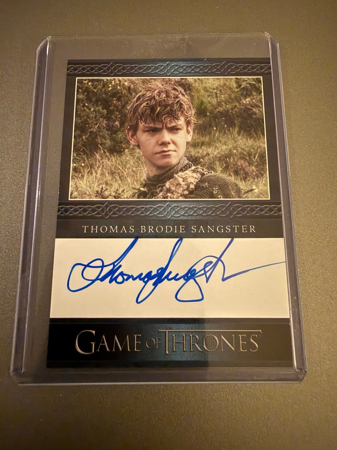 2014 GOT Thomas Brodie-Sangster Jojen Reed Autograph 2014 GOT Thomas Brodie-Sangster Jojen Reed Autograph