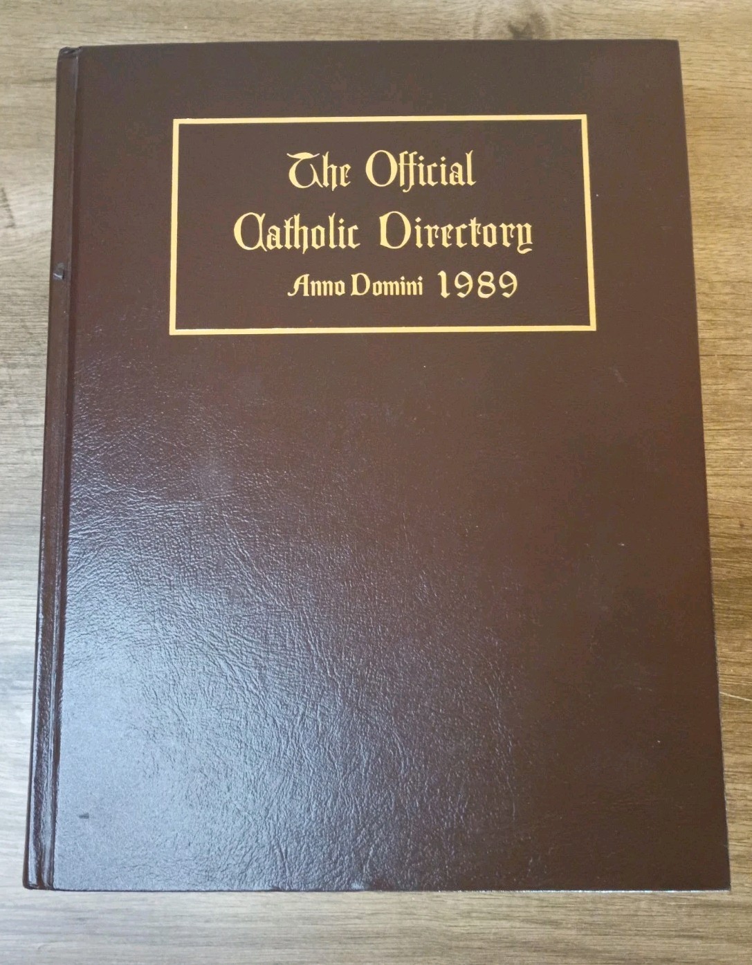 Vtg Official Catholic Directory Anno Domini 1989 Hardcover P.J. Kenedy & Sons EC