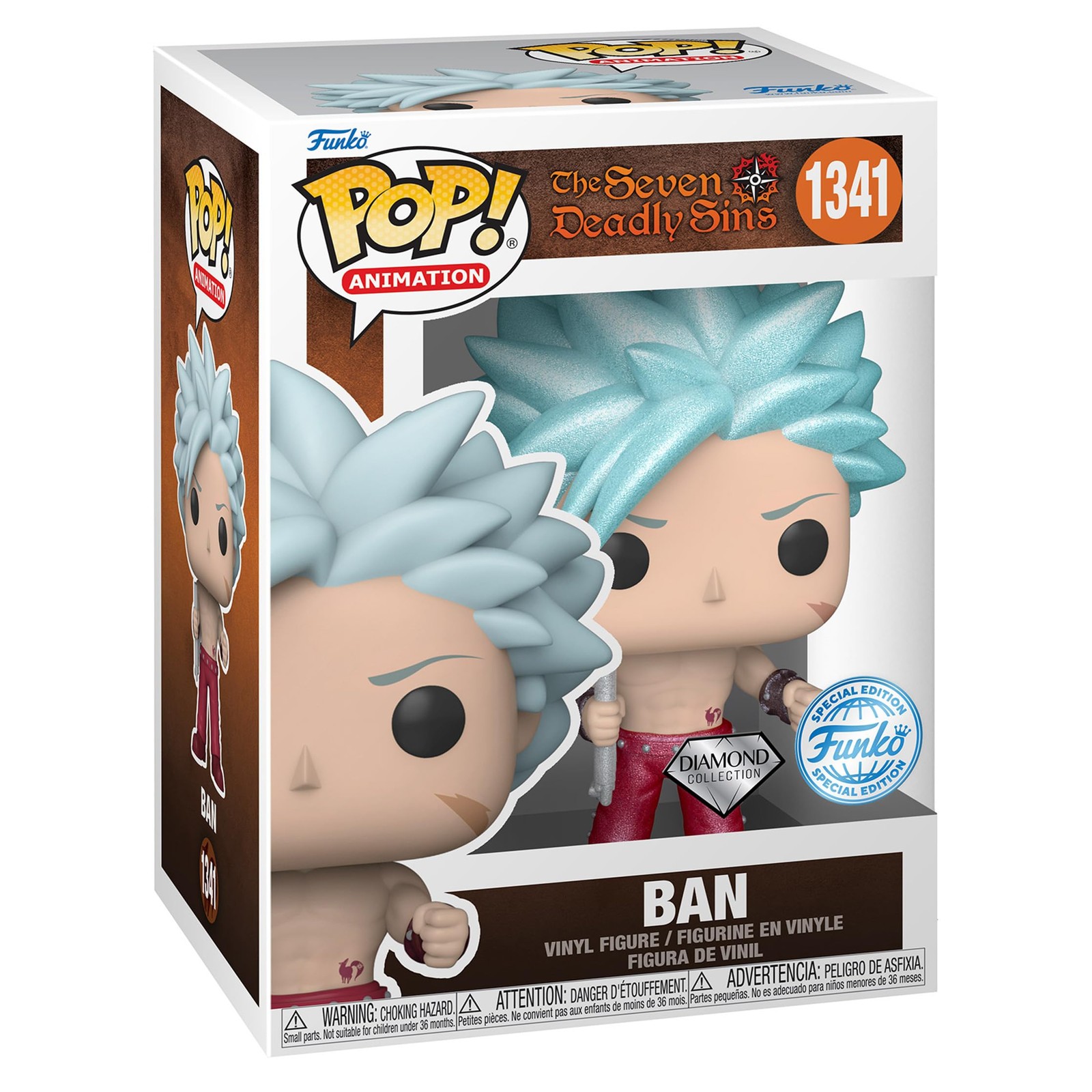 Funko Pop: The Seven Deadly Sins: Ban (Diamond) Previews Exclusive Funko Pop: The Seven Deadly Sins: Ban (Diamond) Previews Exclusive