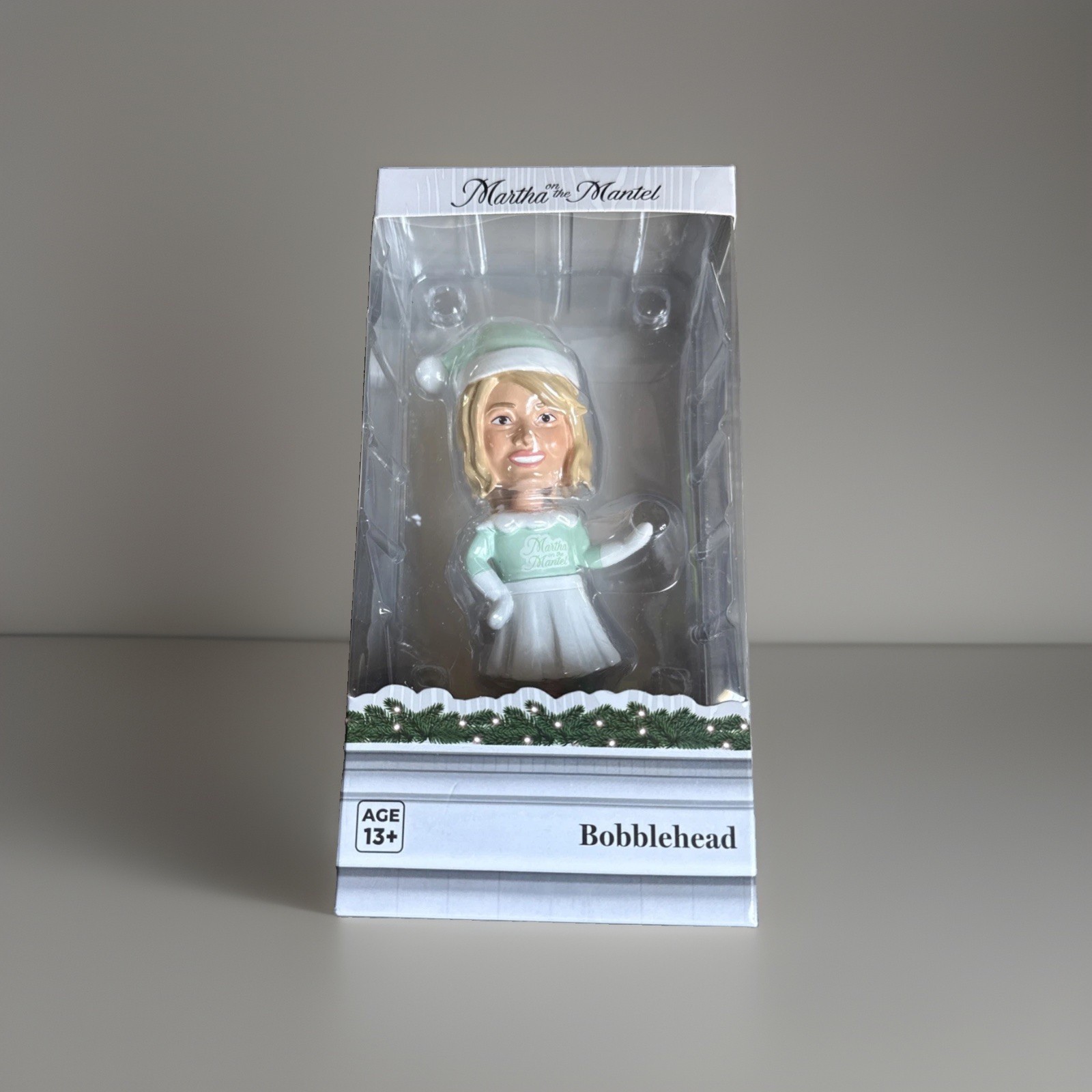 Martha Stewart Holiday Bobblehead Martha On The Mantel Christmas Decor (NEW) Martha Stewart Holiday Bobblehead Martha On The Mantel Christmas Decor (NEW)