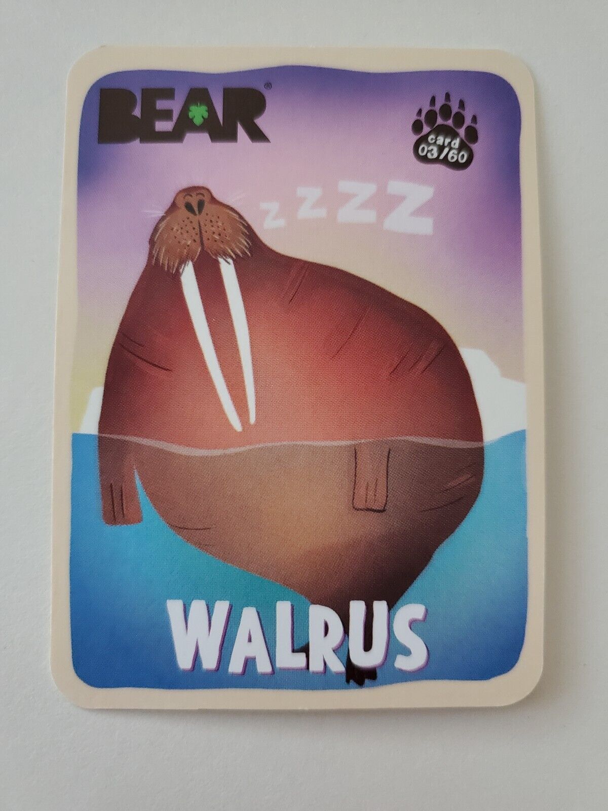 Bear's Collectible Animal Cards from Bear Fruit Rolls