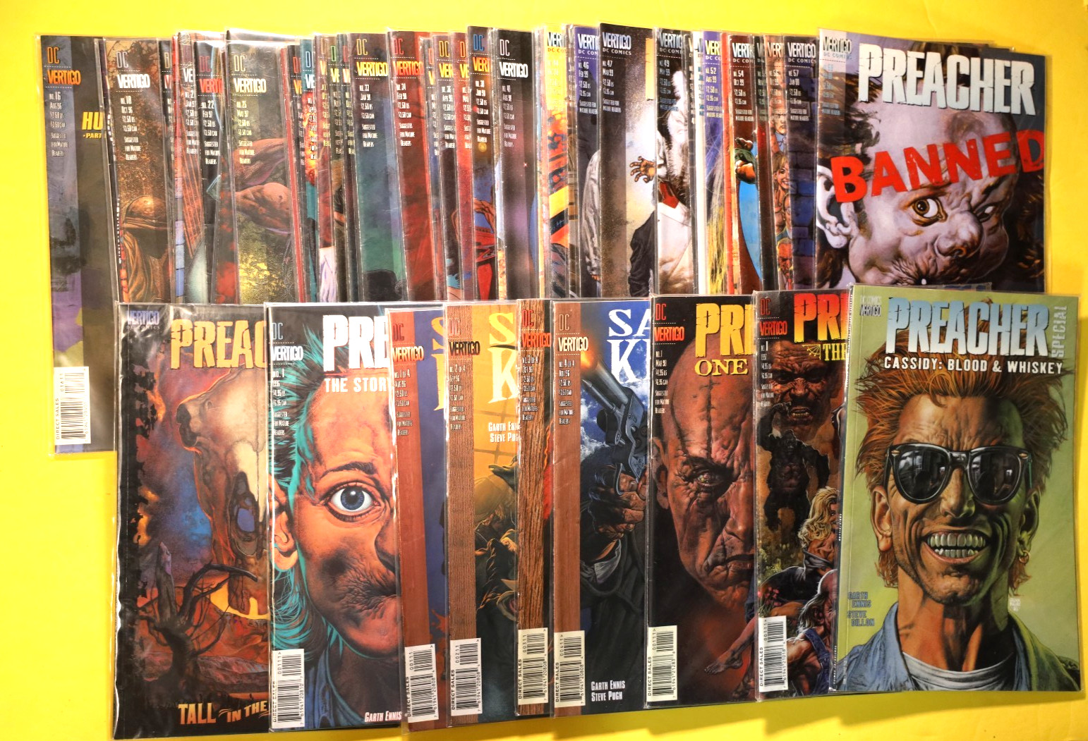 DC Vertigo Comics PREACHER #16-58, + All Specials and MInis NEARLY COMPLETE SET