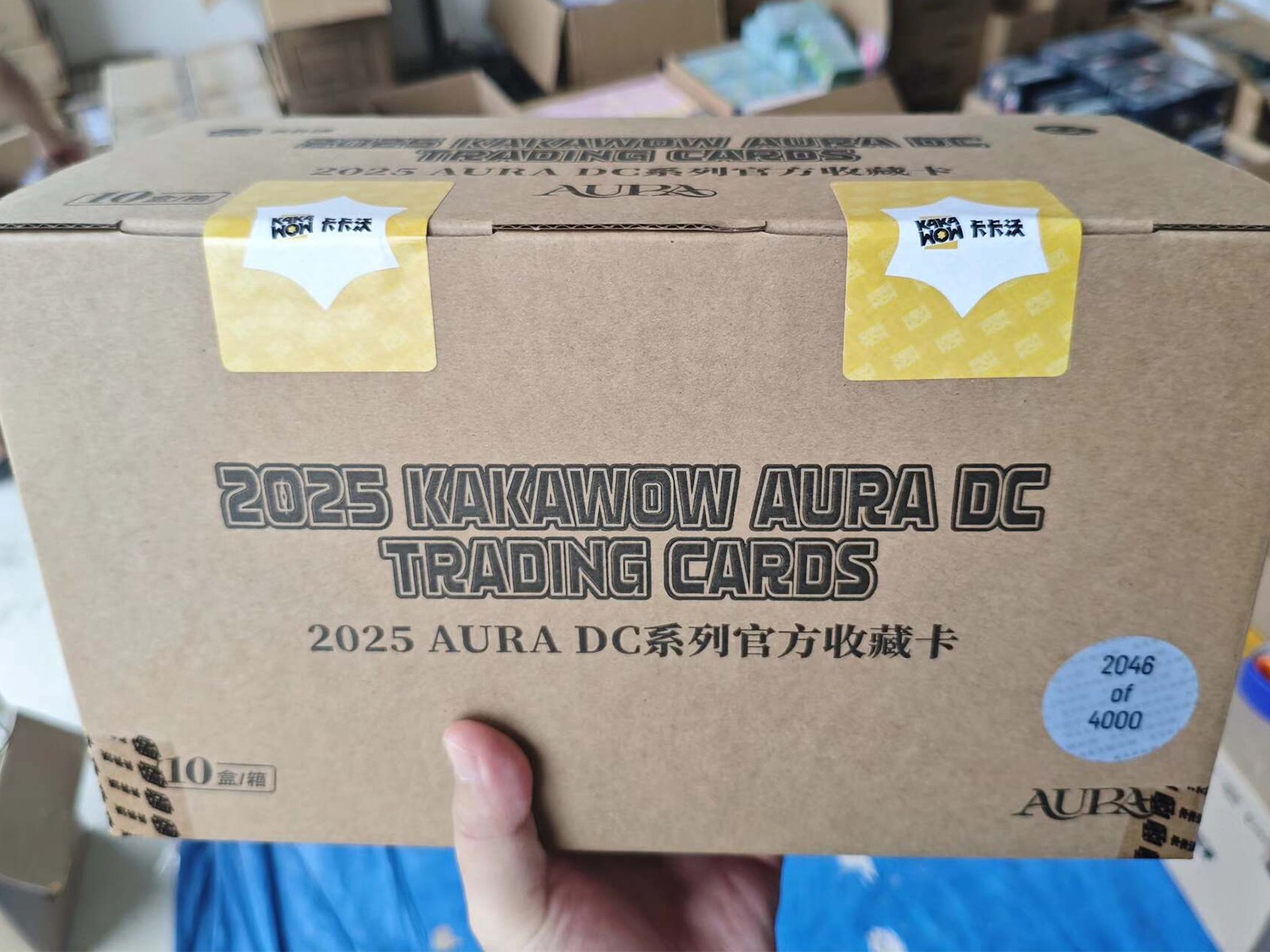 2025 Kakawow Aura DC Trading Cards Standard Hobby Sealed Case Superman Batman