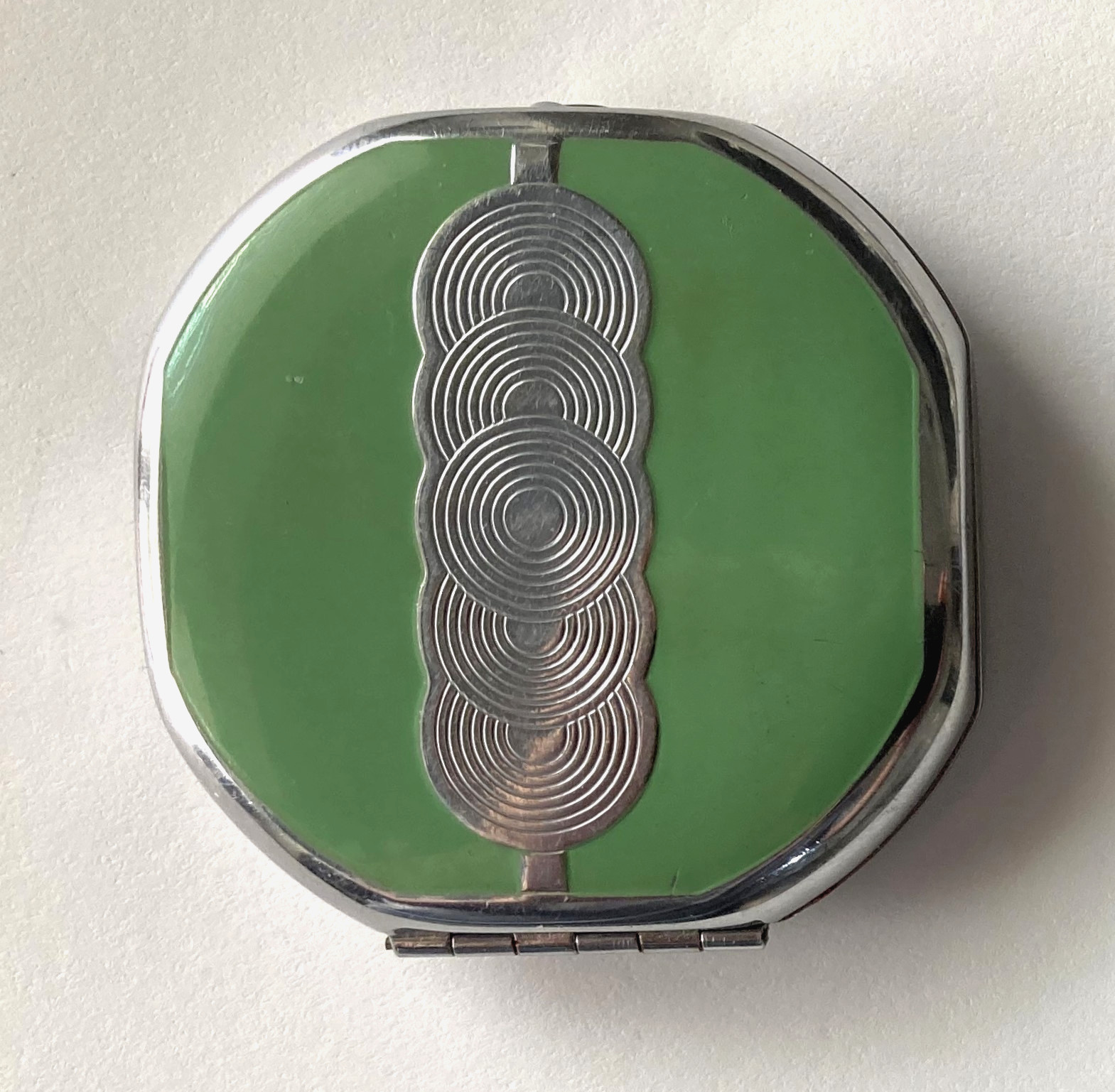 Vintage Richard Hudnut Art Deco Compact With Mirror Excellent condition