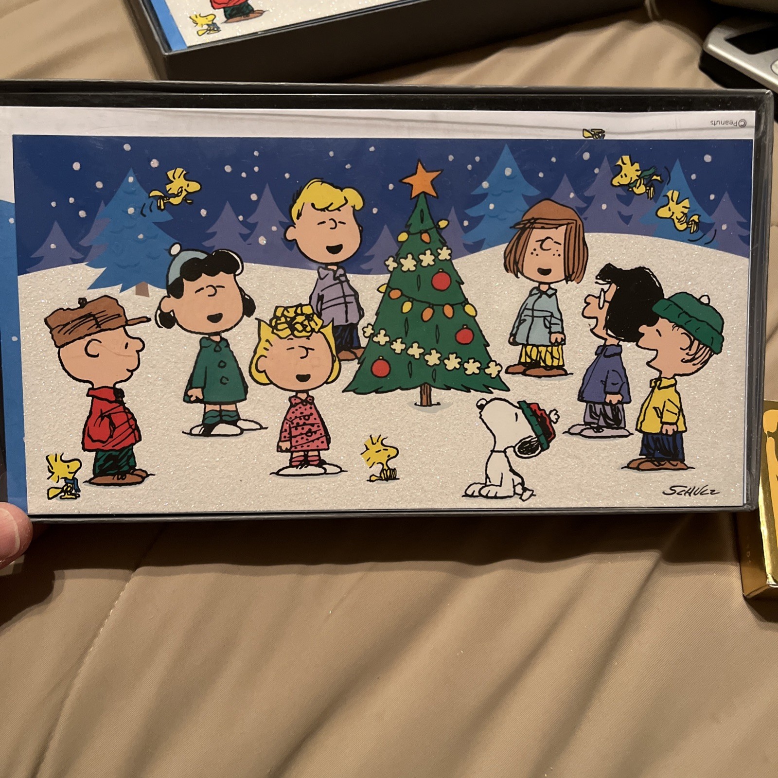 Hallmark Peanuts Christmas Card Set of 16 w/Designer Envelopes All Blank Insides Hallmark Peanuts Christmas Card Set of 16 w/Designer Envelopes All Blank Insides