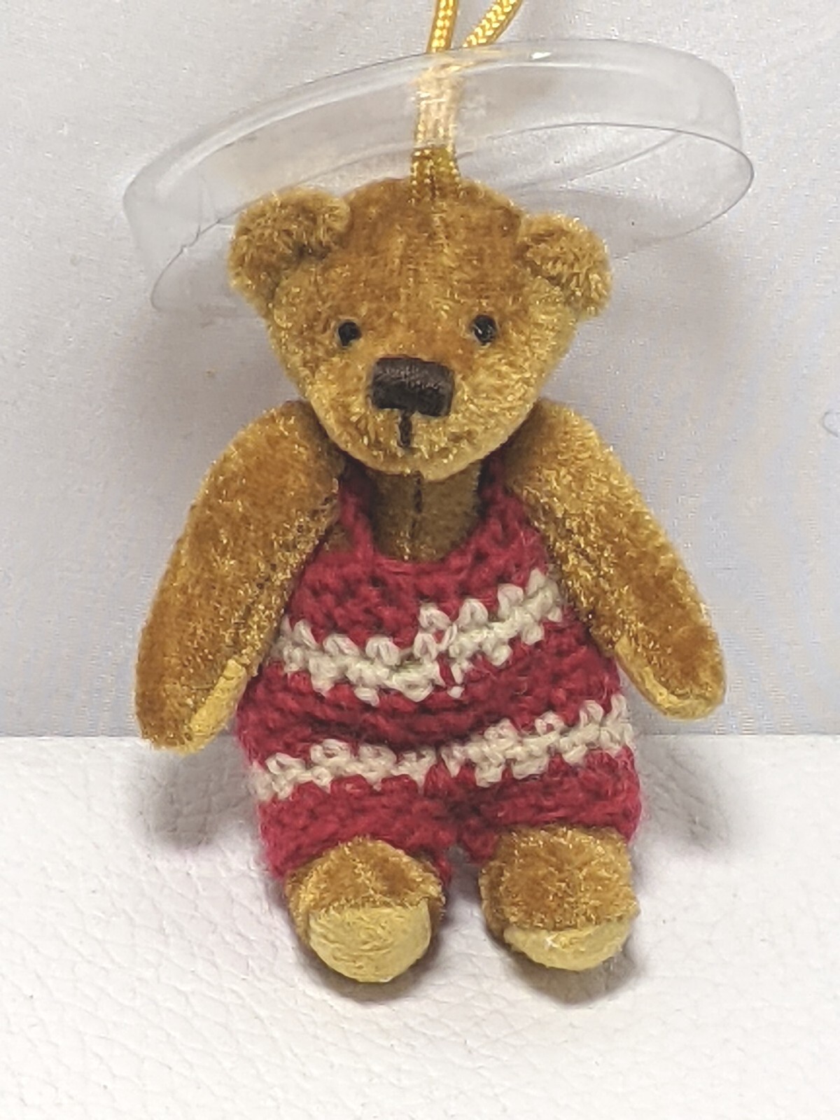 Gund Ornament Bear Countdown To Christmas Jointed Holiday Teddy Bear Vintage