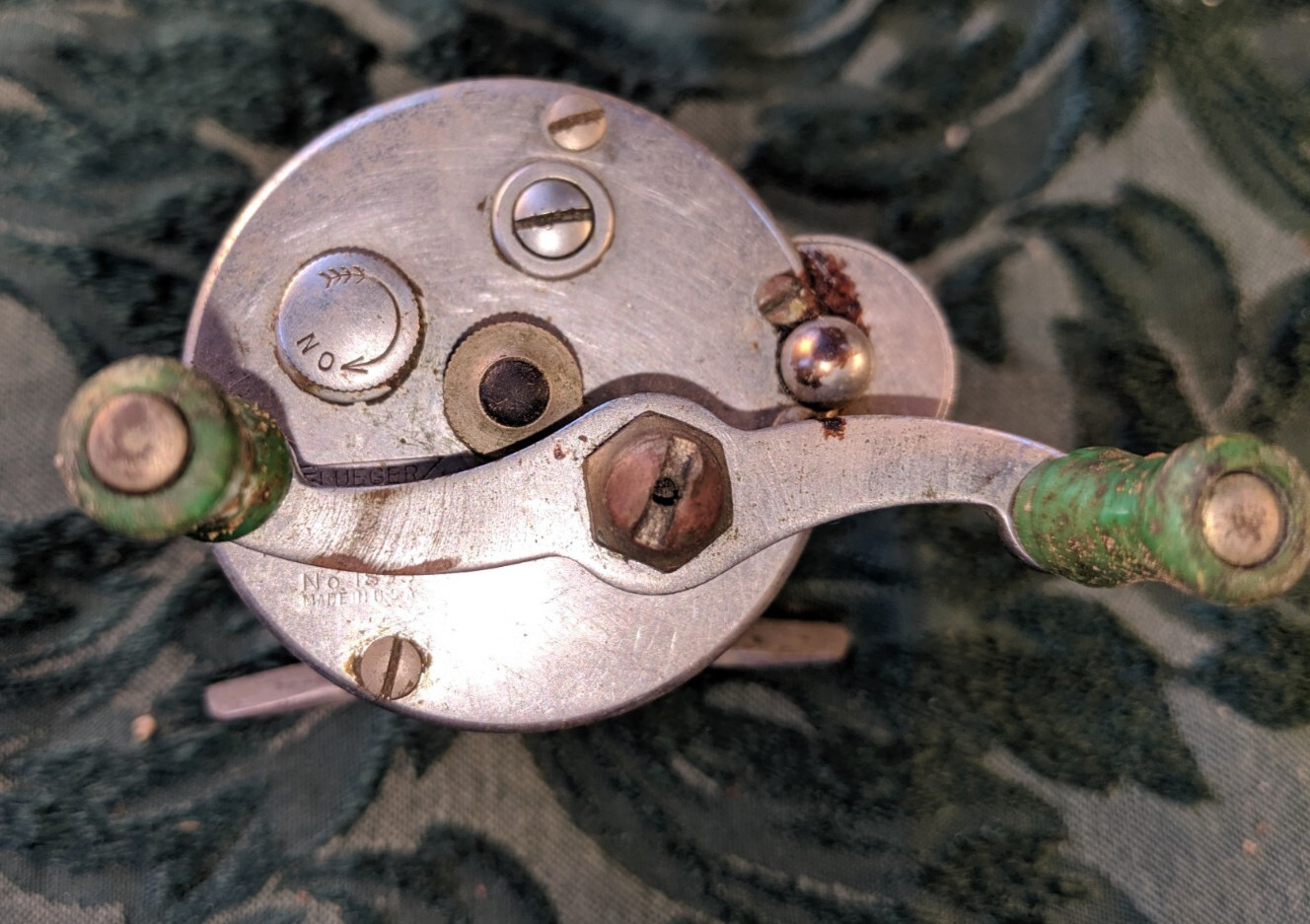Vintage fishing reel Pflueger?? No 1893 B USA #D Vintage fishing reel Pflueger?? No 1893 B USA #D