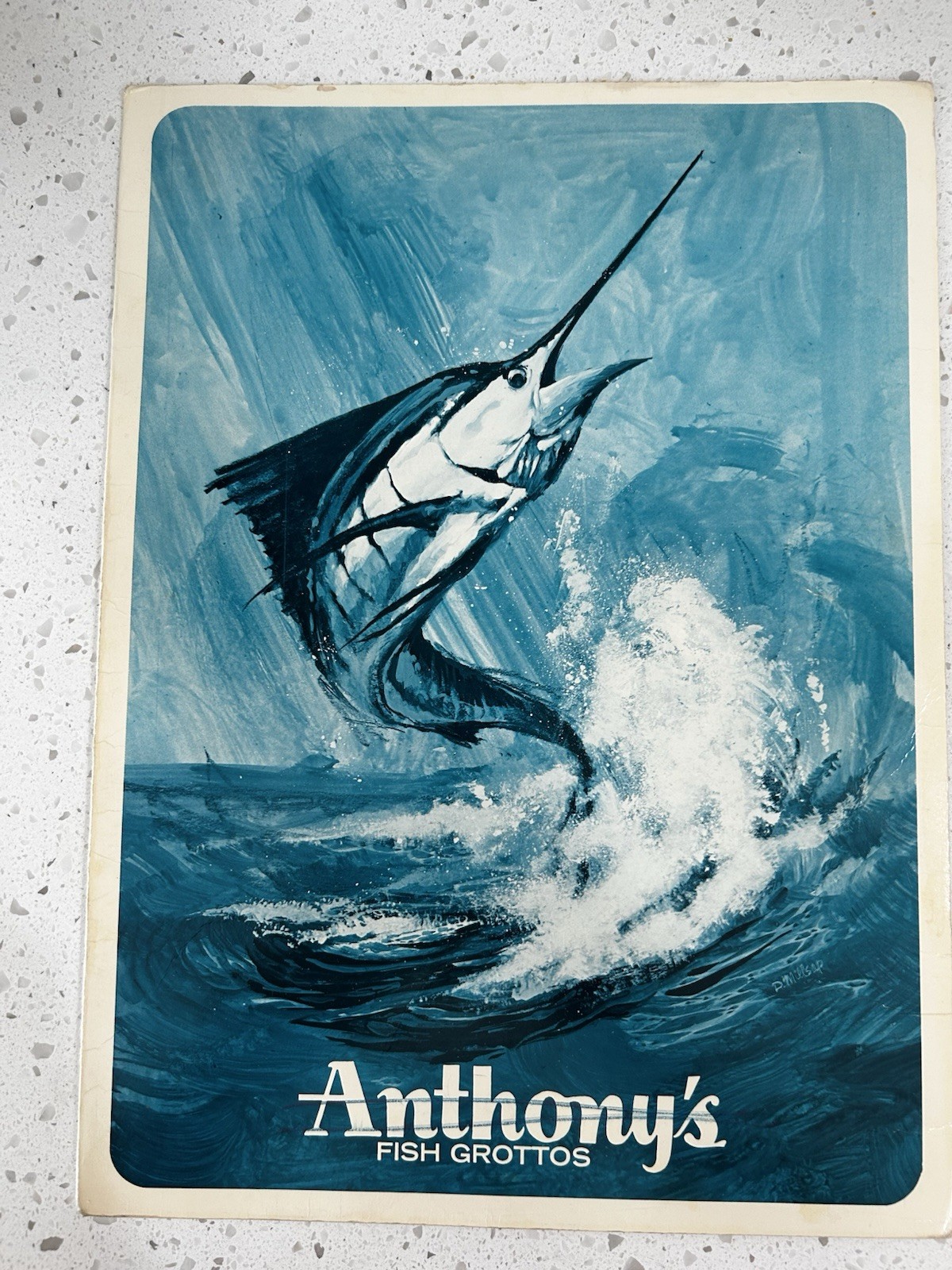Vintage 1960s Anthony's Fish Grotto Restaurant Menu San Diego La Jolla La Mesa C Vintage 1960s Anthony's Fish Grotto Restaurant Menu San Diego La Jolla La Mesa C