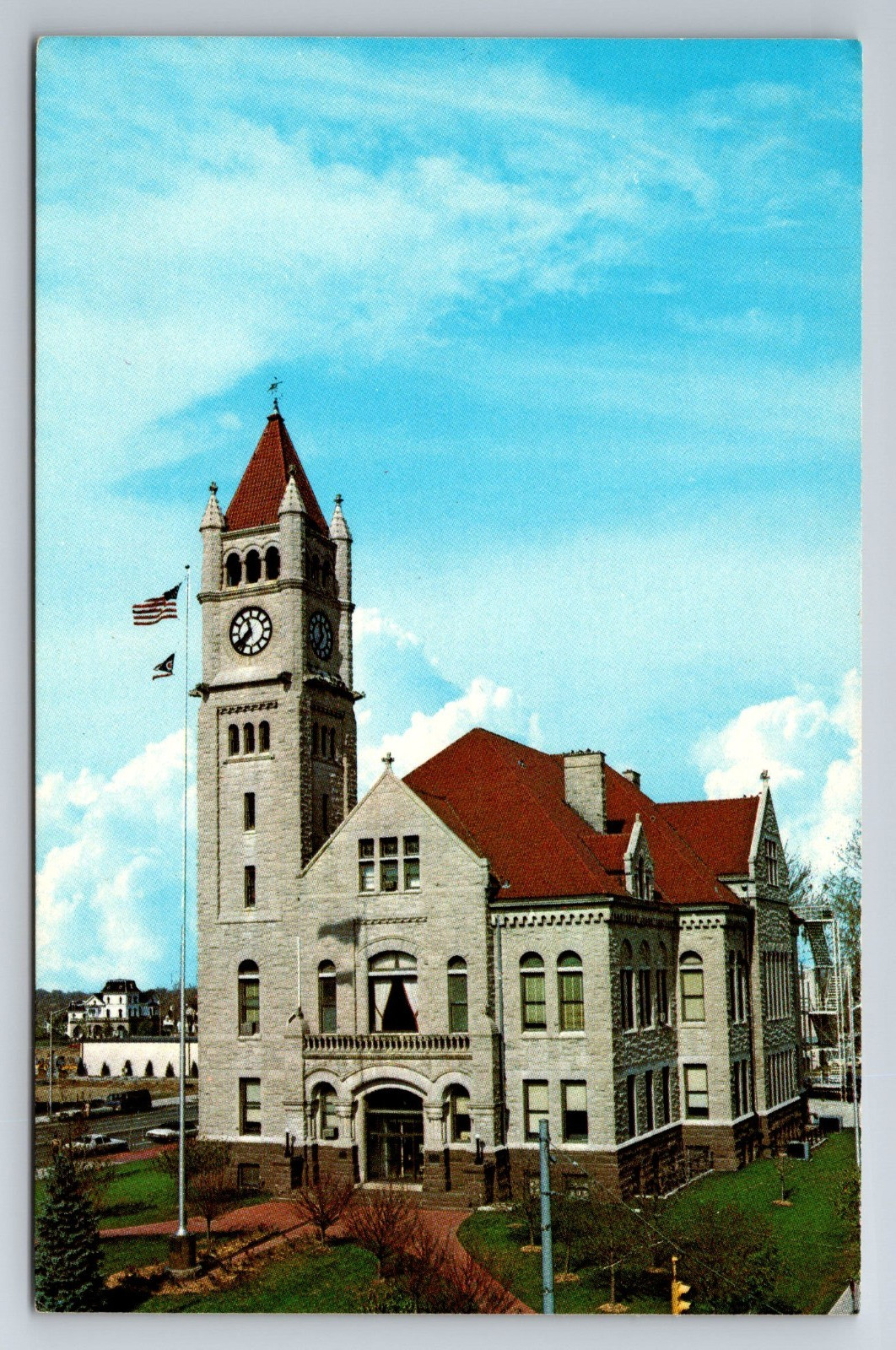OH, Xenia, Greene County Court House, Vintage Postcard OH, Xenia, Greene County Court House, Vintage Postcard