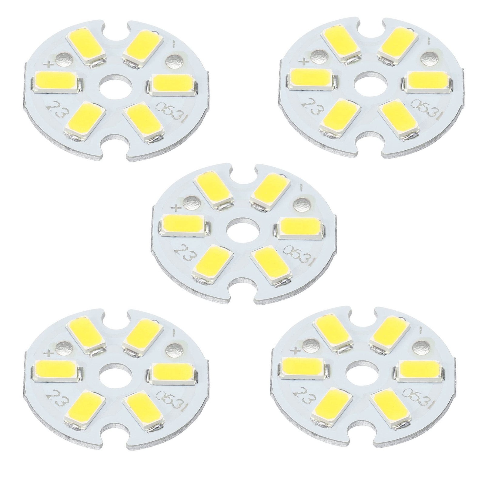 MECCANIXITY COB LED Light Chip Bead 3W 120lm 6000-6500K 0.91 inches, White MECCANIXITY COB LED Light Chip Bead 3W 120lm 6000-6500K 0.91 inches, White