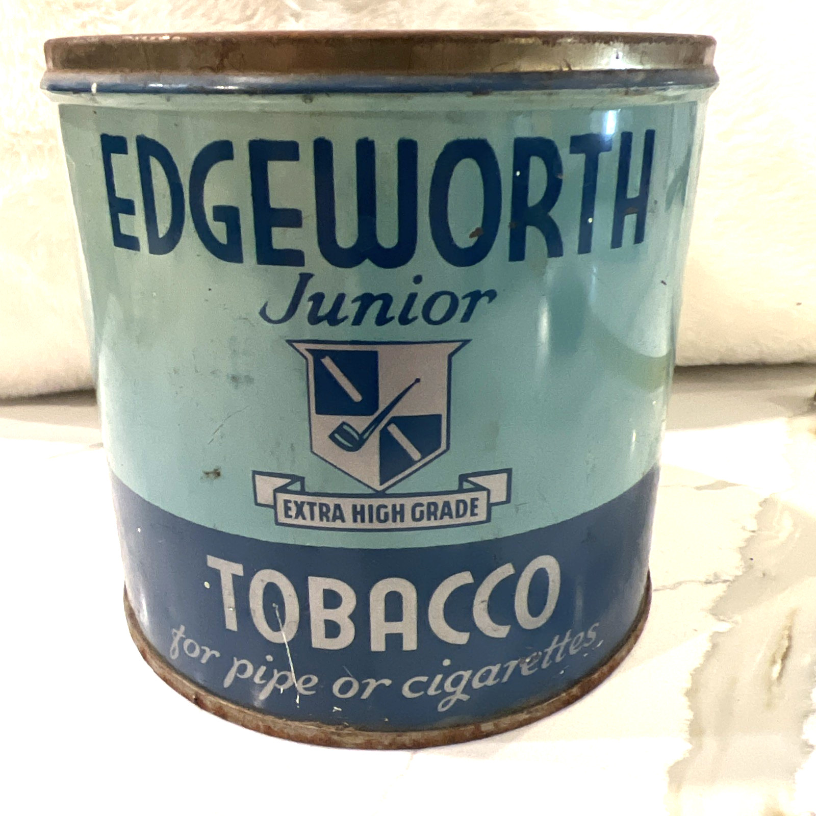 Antique Edgeworth Junior Tobacco Metal Tin