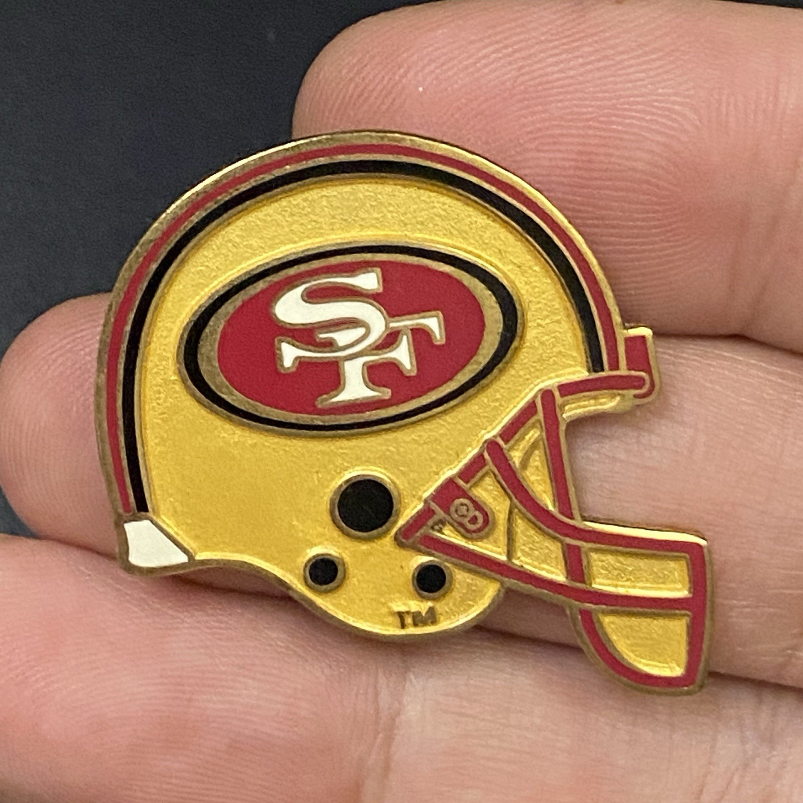 Vtg San Francisco 49ers Helmet NFL Team Lapel Pin 1997 Imprinted Products 