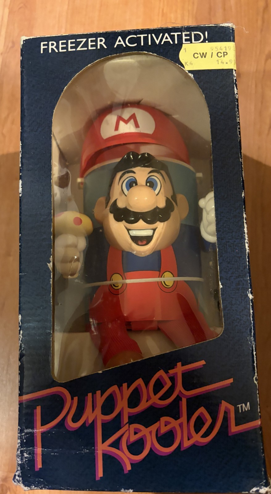 Vintage NINTENDO SUPER MARIO BROS. Puppet Cooler 1989 First Edition- Collectible Vintage NINTENDO SUPER MARIO BROS. Puppet Cooler 1989 First Edition- Collectible