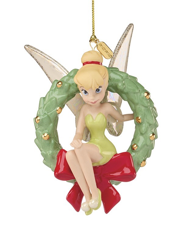LENOX 2026 TINKER BELL ON WREATH ORNAMENT/ PORCELAIN /NEW IN BOX / LENOX 2026 TINKER BELL ON WREATH ORNAMENT/ PORCELAIN /NEW IN BOX /