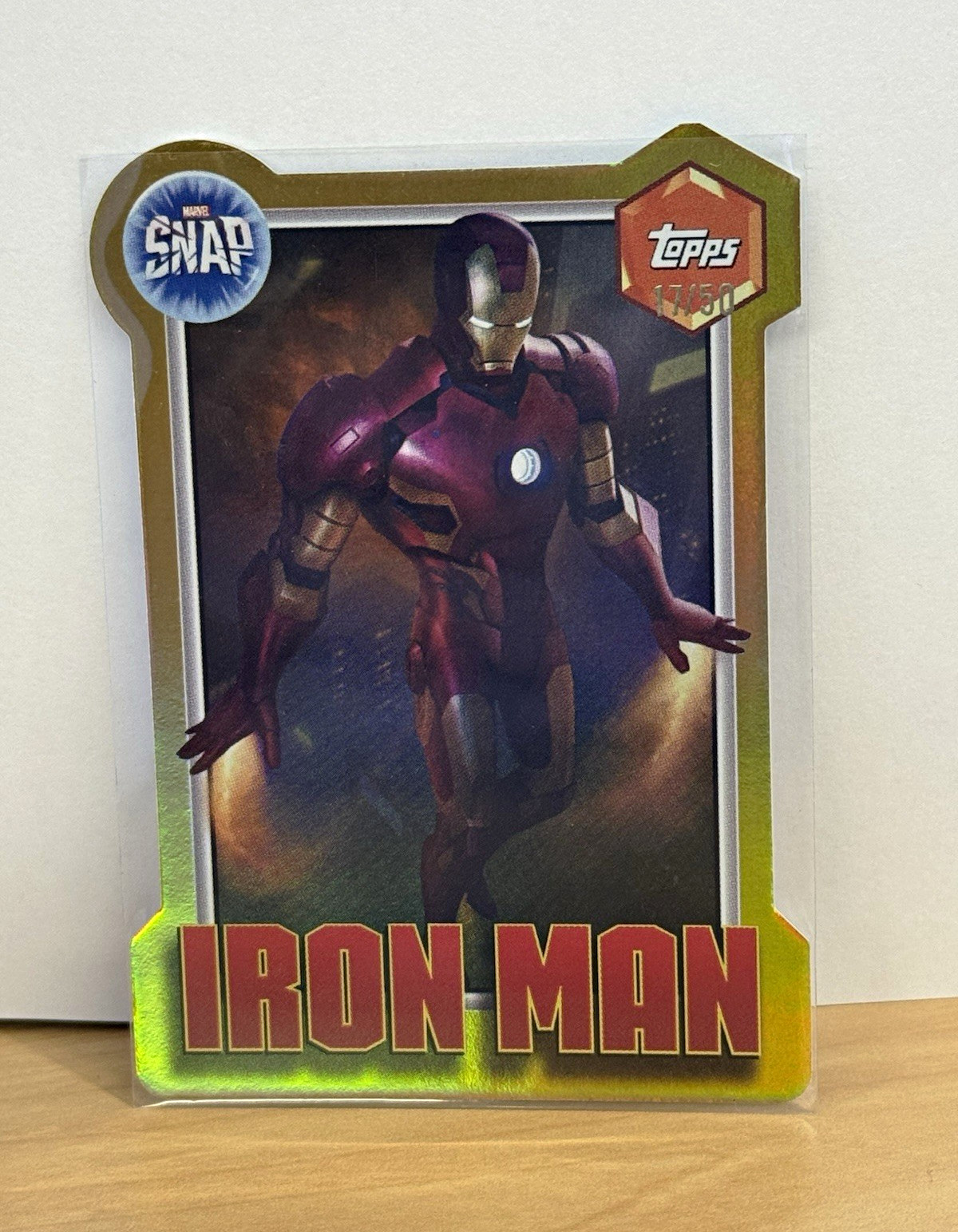 Topps 2026 Marvel Neon Marvel Snap Iron Man MS-13 Parallel 17/150