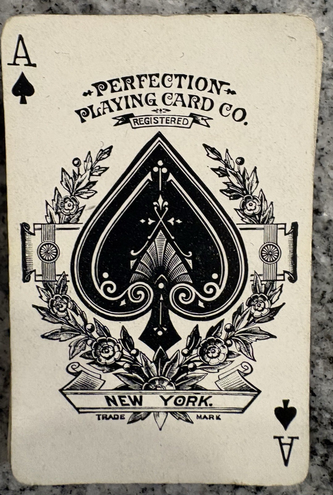 Antique Perfection Playing Card Company New York 52-Card Deck
