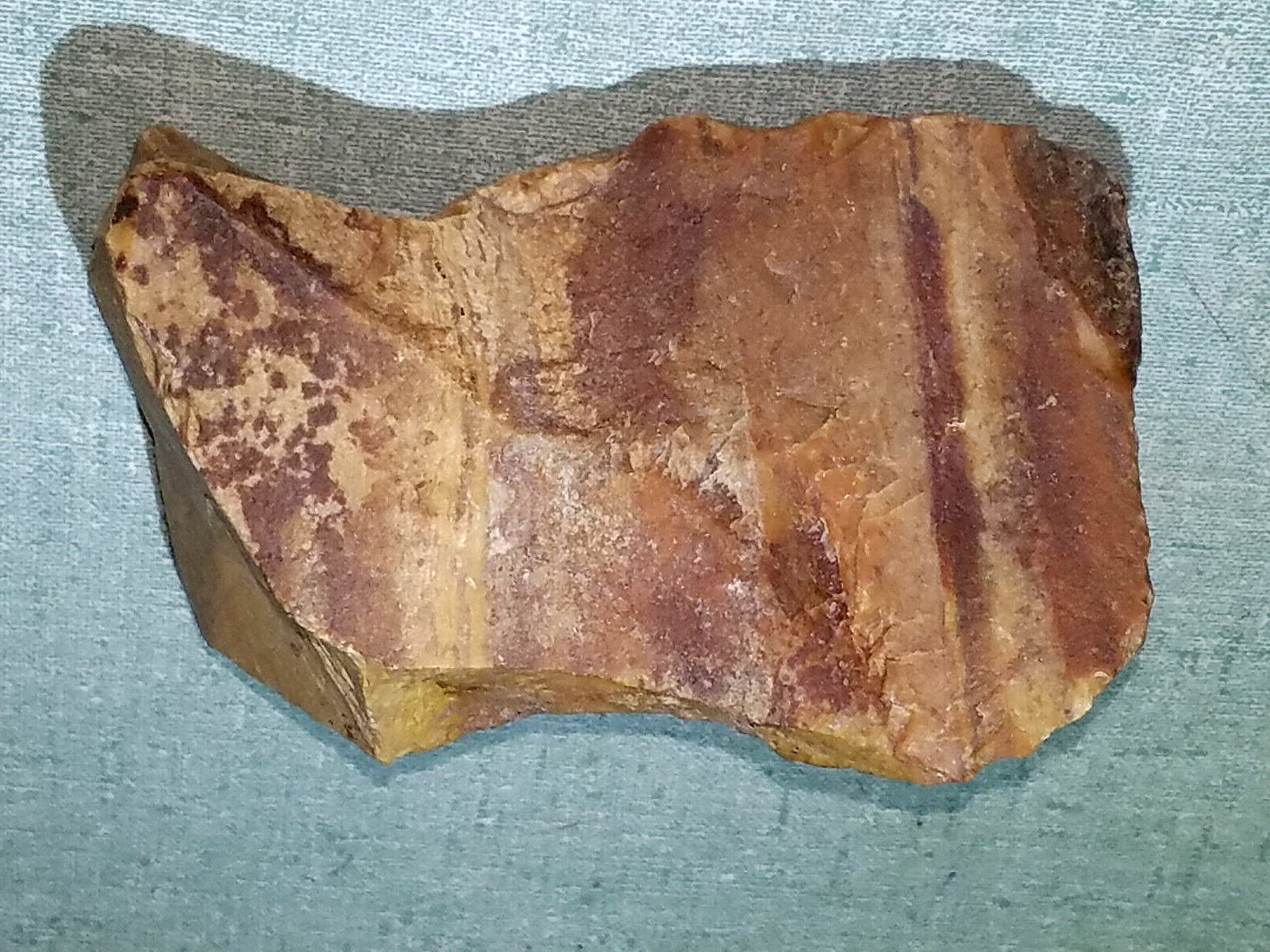 Oregon Vistaite Jasper Buckskin 9.2oz Rough Chunk Lapidary Old Stock DzT#VIS050