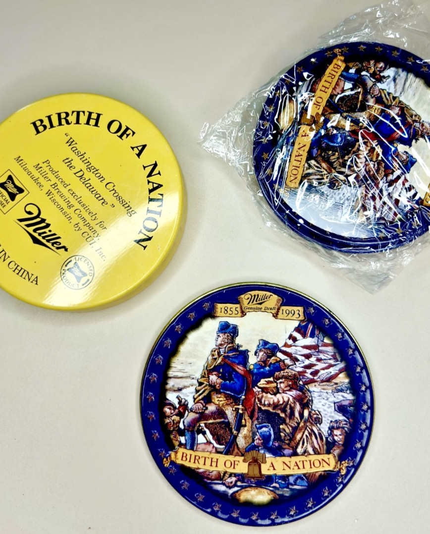 NOS Vtg 1993 Miller Genuine Draft Coaster Set Birth of a Nation NOS Vtg 1993 Miller Genuine Draft Coaster Set Birth of a Nation