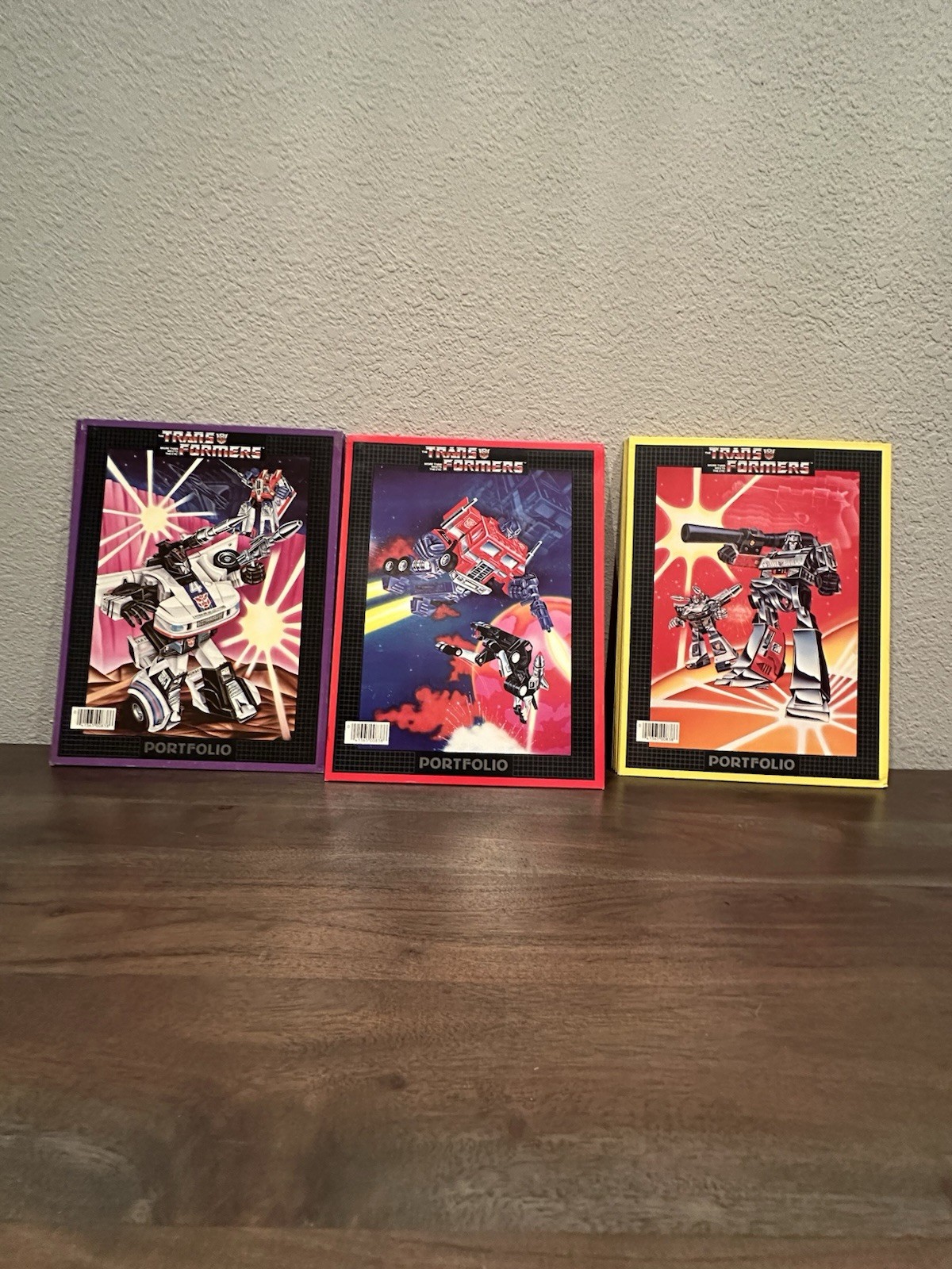 Transformers g1 Vintage 1984 Portfolio Folders New Old Stock Megatron Optimus Transformers g1 Vintage 1984 Portfolio Folders New Old Stock Megatron Optimus