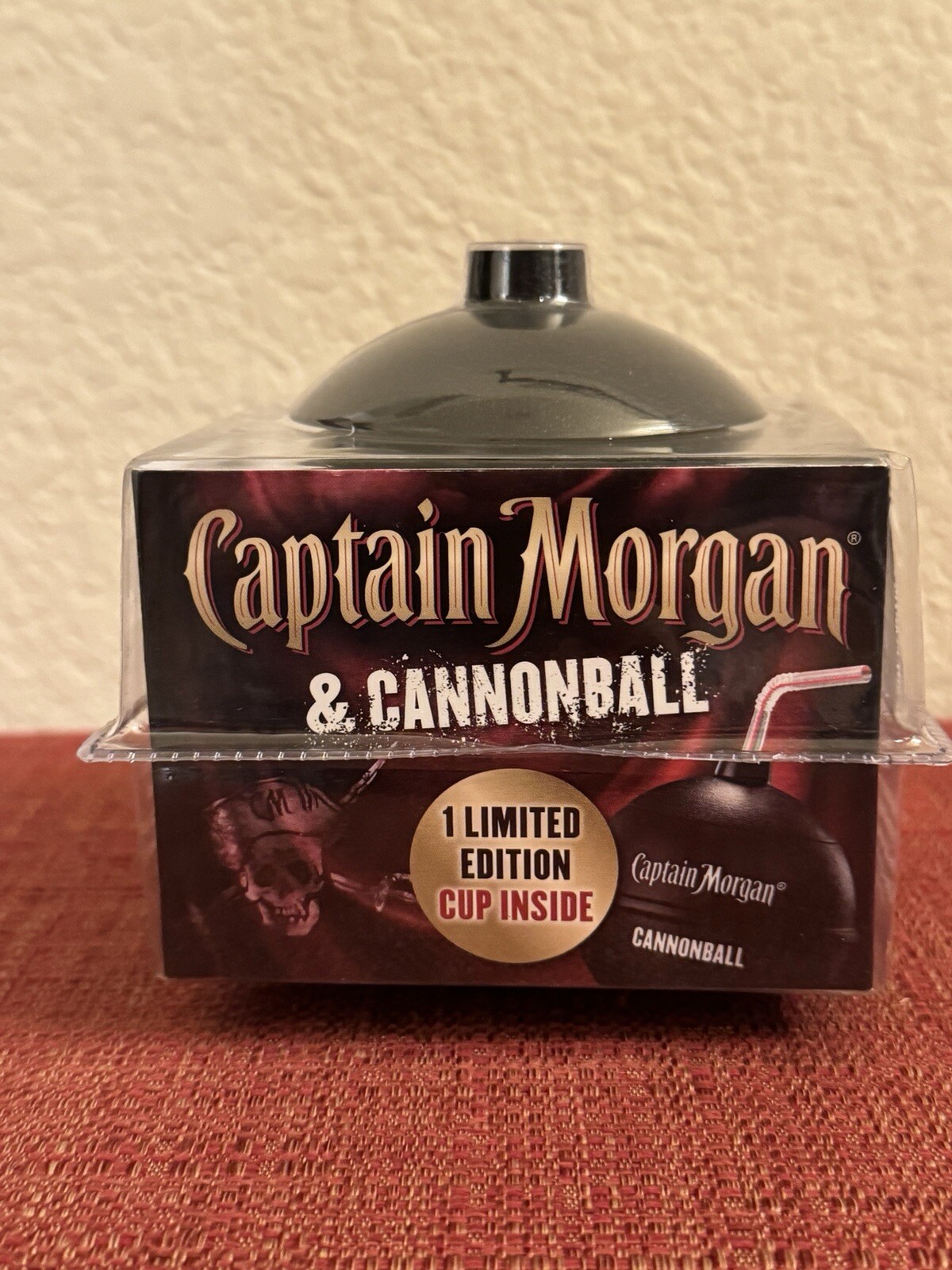 Captain Morgan Cannon Ball Limited Edition Drink Cup New