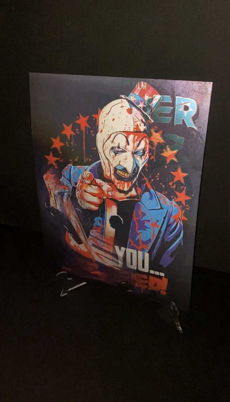 Horror Movie Terrifier Image Changing 3D Holographic Lenticular Poster