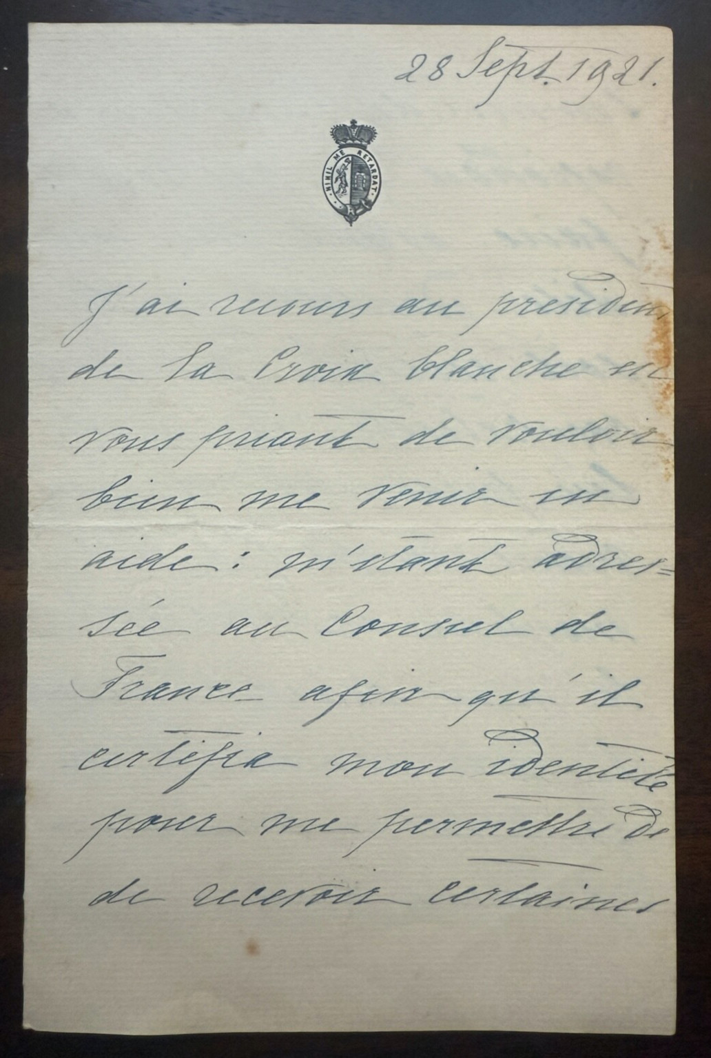 Princess Shakhovskoy Count Ignatieff Cheka Prison Imperial Russian Signed 1921