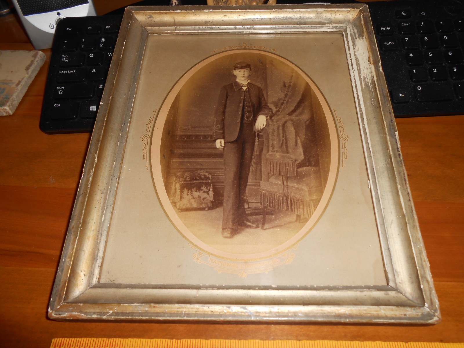 Antique photograph from Alabama Civil War ? Confederate Soldier ?  1850 - 1899