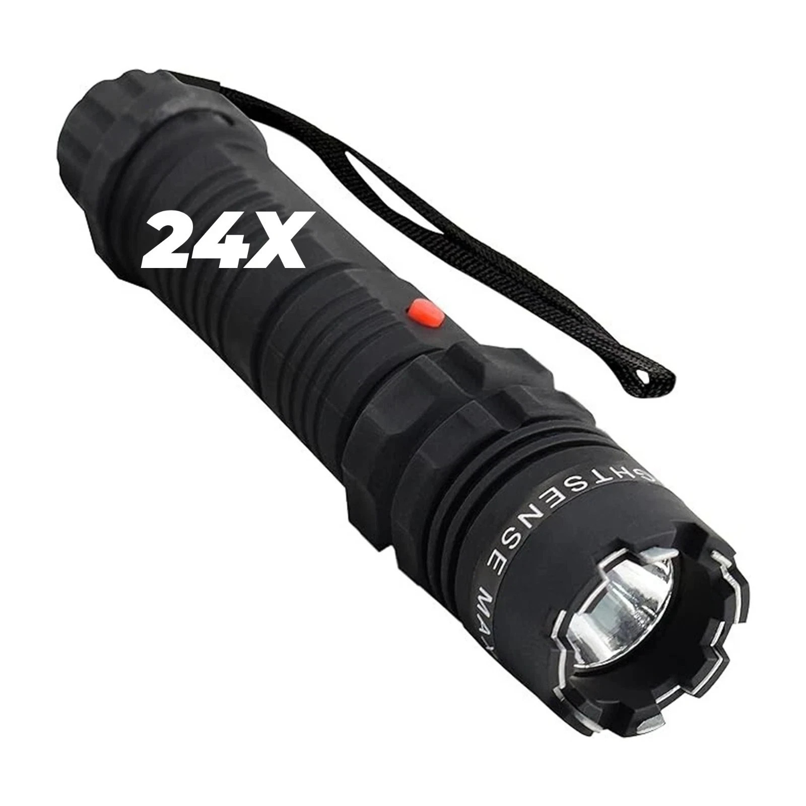 FIGHTSENSE (24PC) HEAVY DUTY GUN WITH LED FLASHLIGHT FOR WOMEN SELF DEFENSE