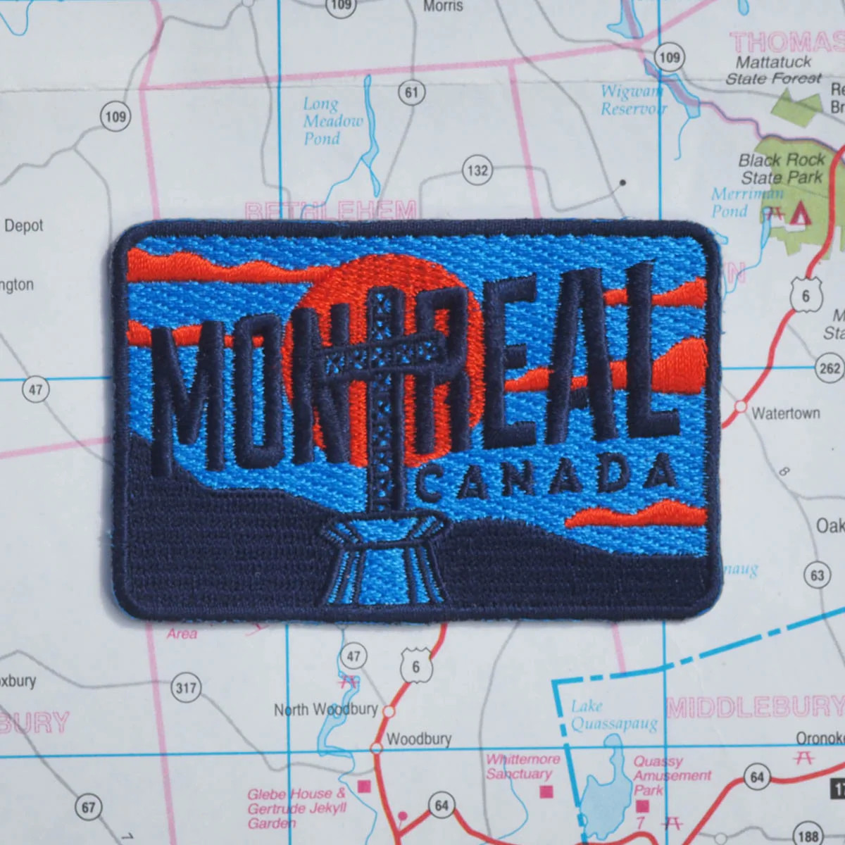 Montreal Quebec Iron On Patch Montreal Quebec Iron On Patch
