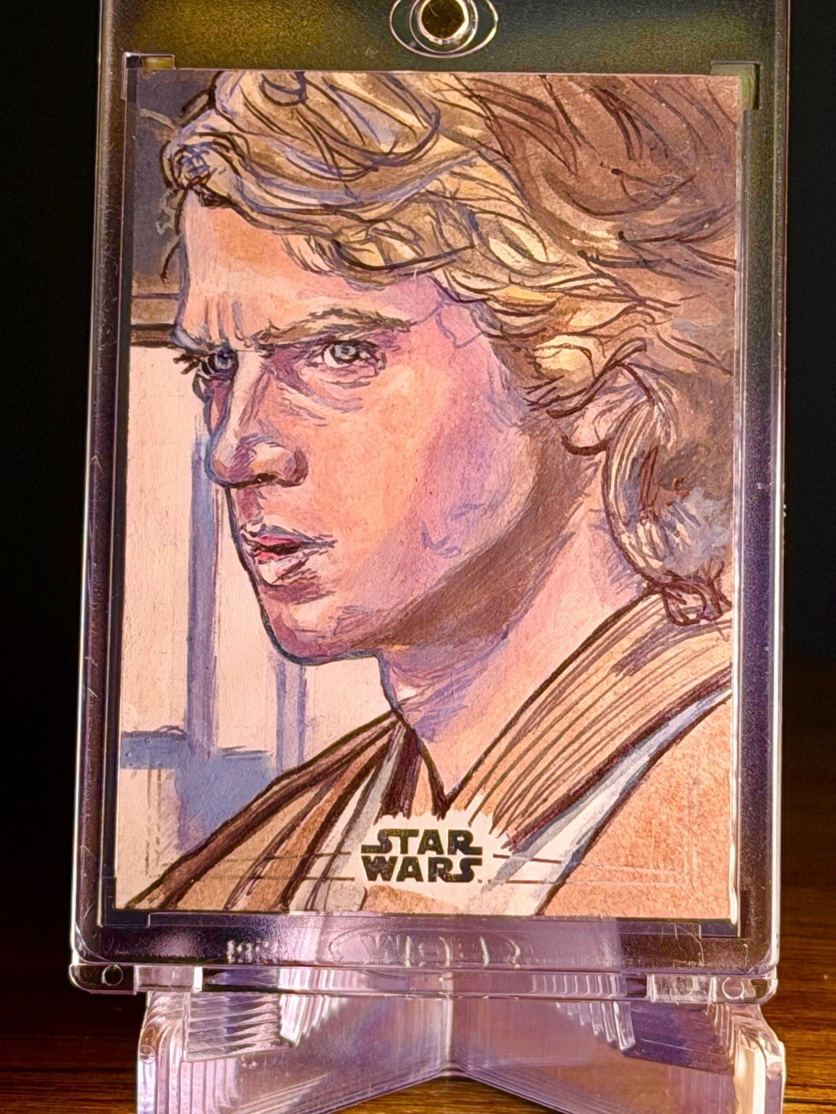 2026 Topps Chrome Star Wars Galaxy Anakin Skywalker Silver Foil Sketch 1 of 1