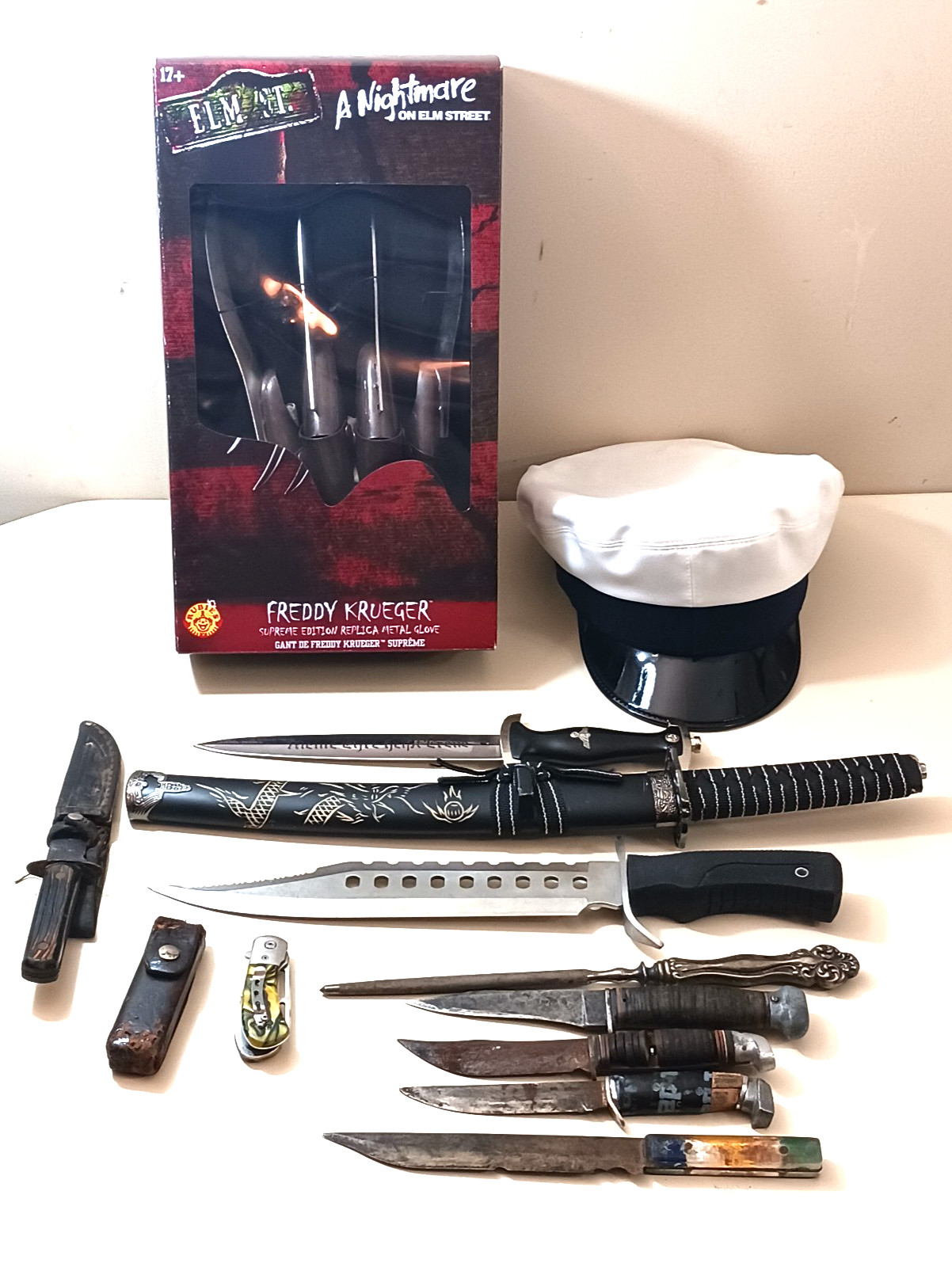 Vintage Knife Estate Lot Collectible Dress Dagger Bowie Survival Japanese Tanto