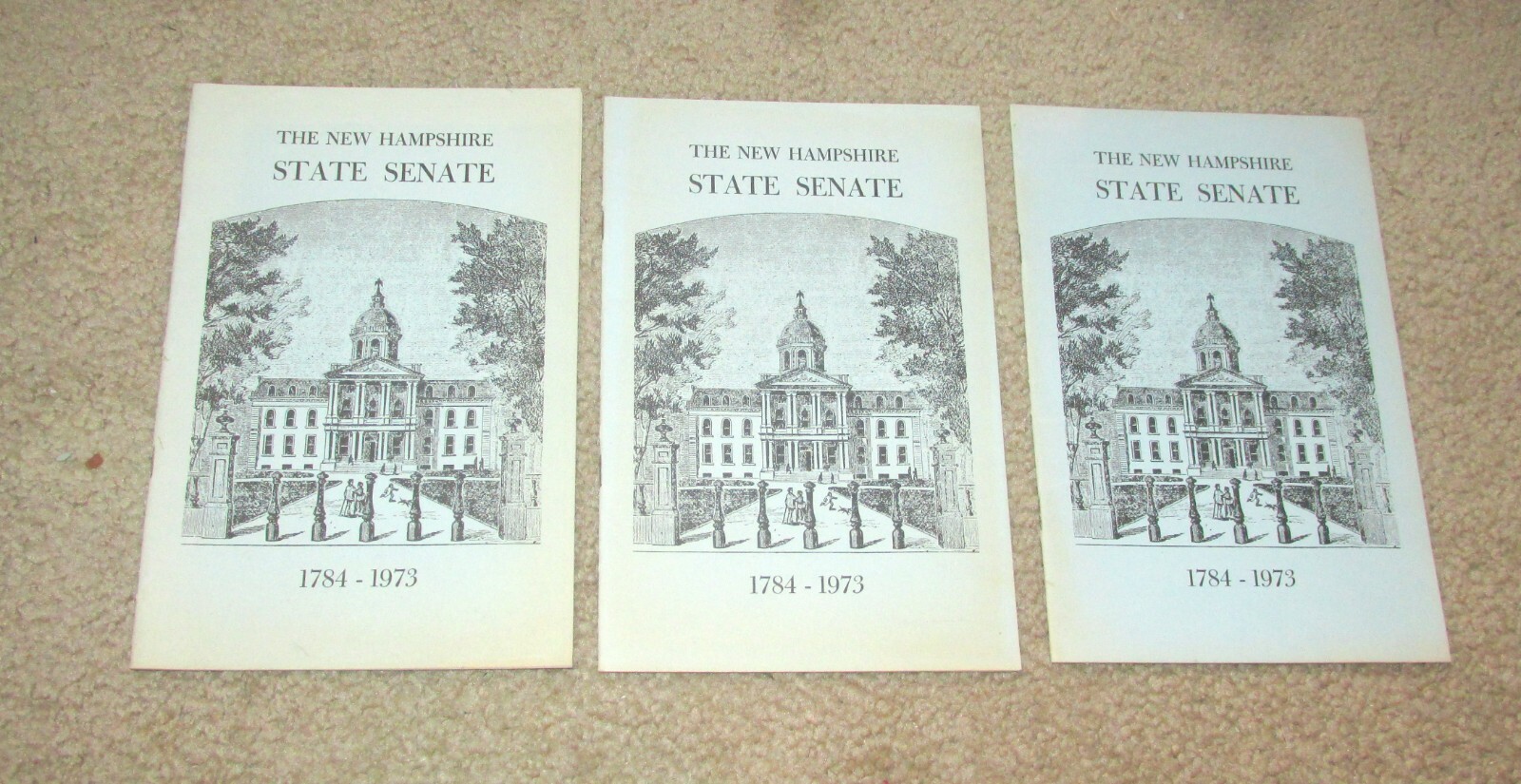 Lot of 3 Vtg 1973 New Hampshire NH State History Brochure Flyer Pamphlet (A7) Lot of 3 Vtg 1973 New Hampshire NH State History Brochure Flyer Pamphlet (A7)